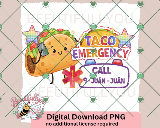 Taco Emergency Call 9-Juan-Juan PNG