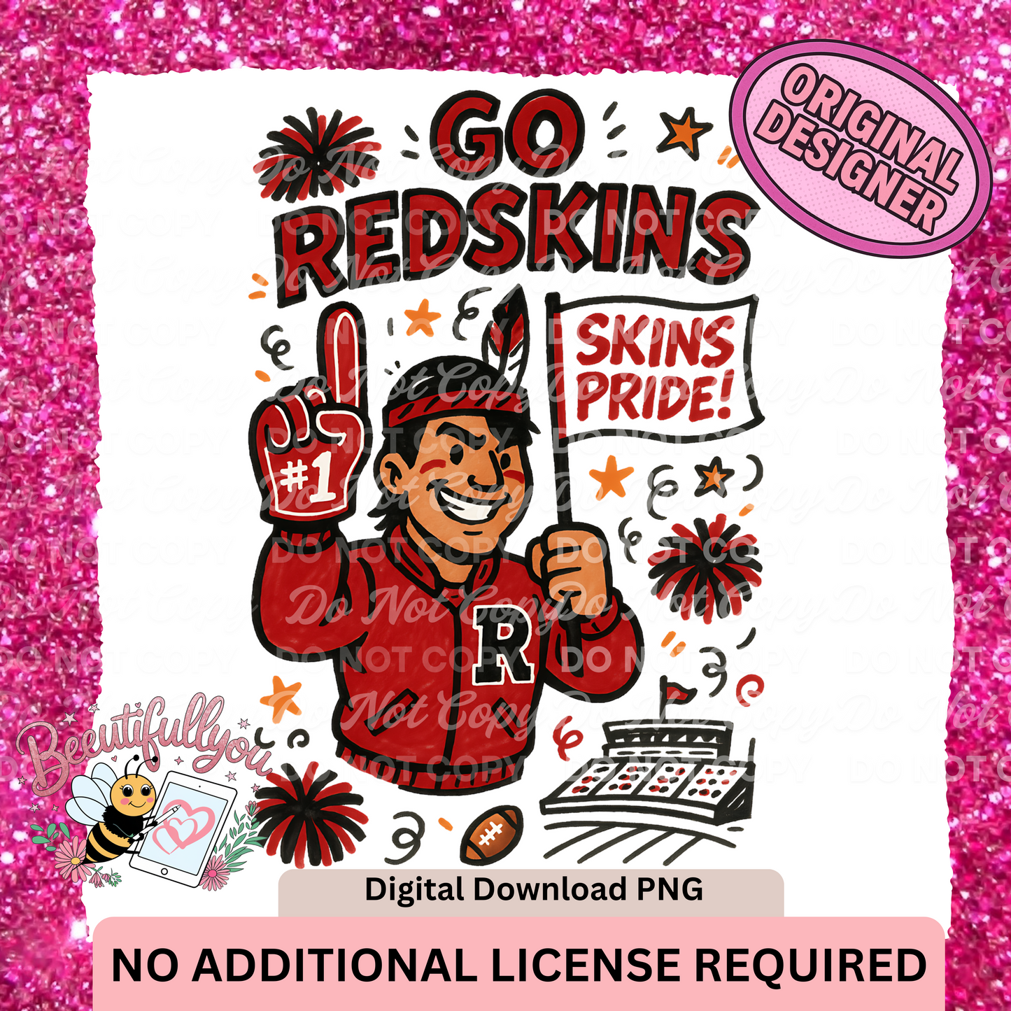 Go Redskins PNG