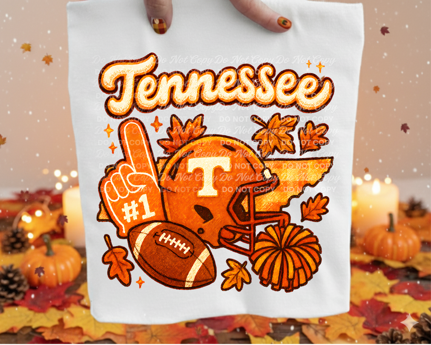 Tennessee Fall Football PNG