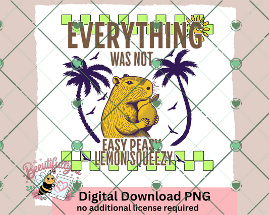 Funny Lemon Life Struggles Digital Design