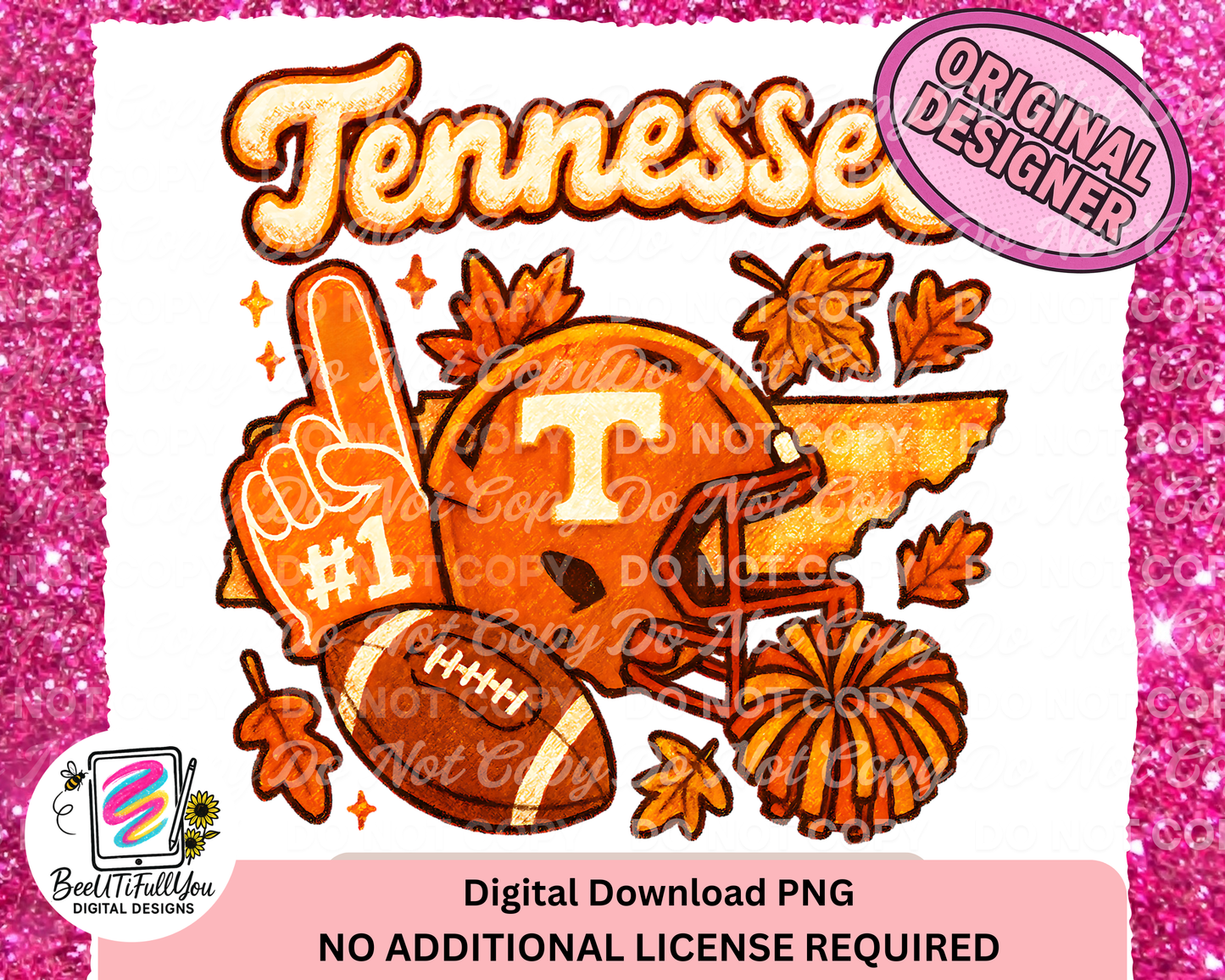 Tennessee Fall Football PNG