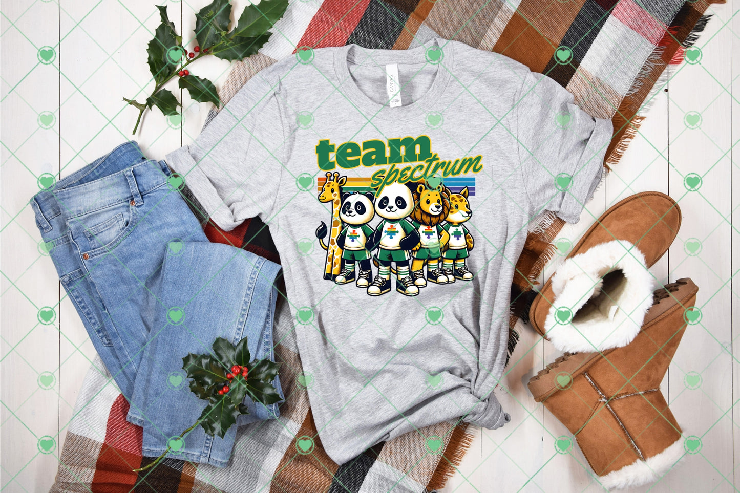 Autism Awareness PNG Bundle β Advocate Mom, Superpower, Team Spectrum, Puzzle Designs for Sublimation, DTF & Screen Printing