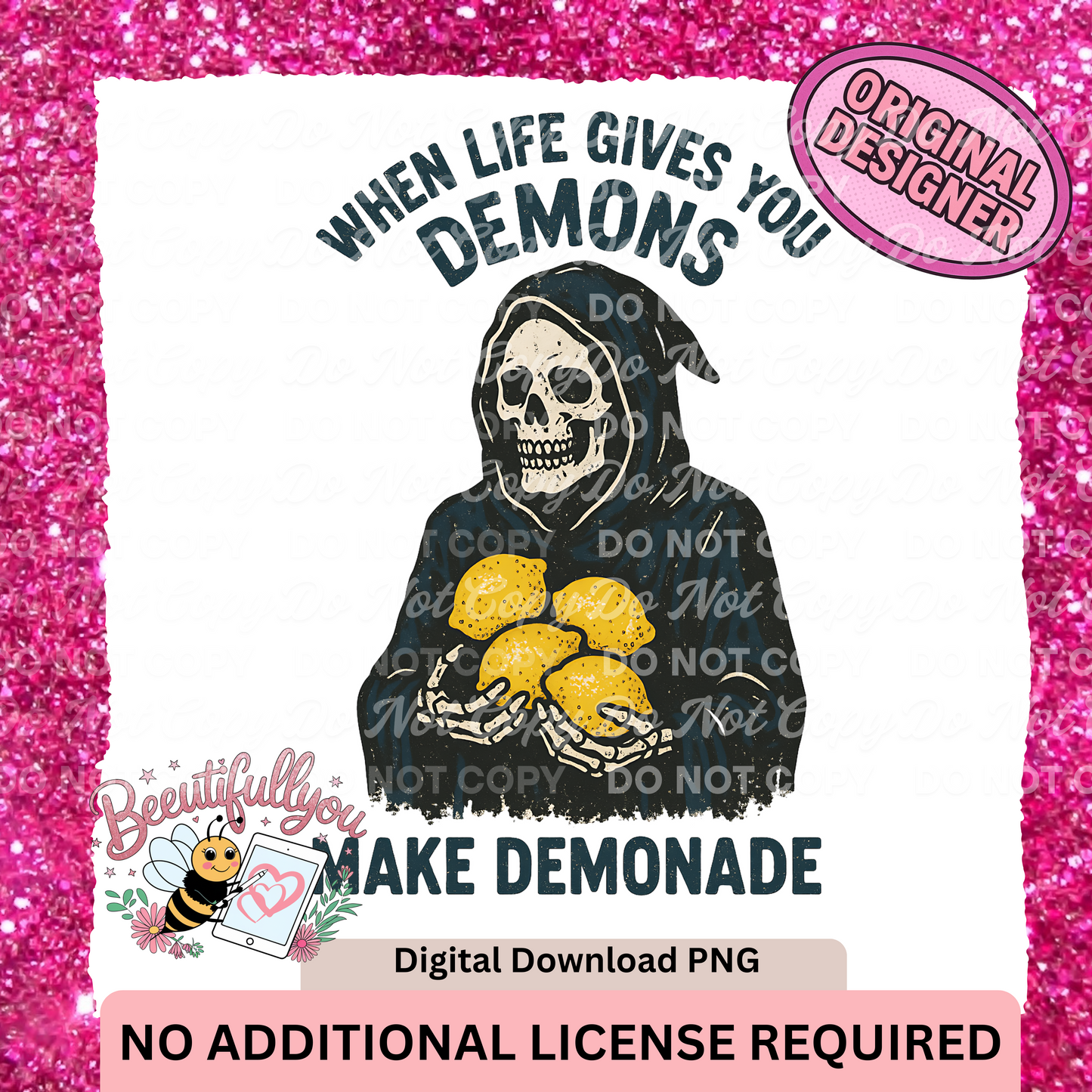 When Life Gives You Demons, Make Demonade PNG