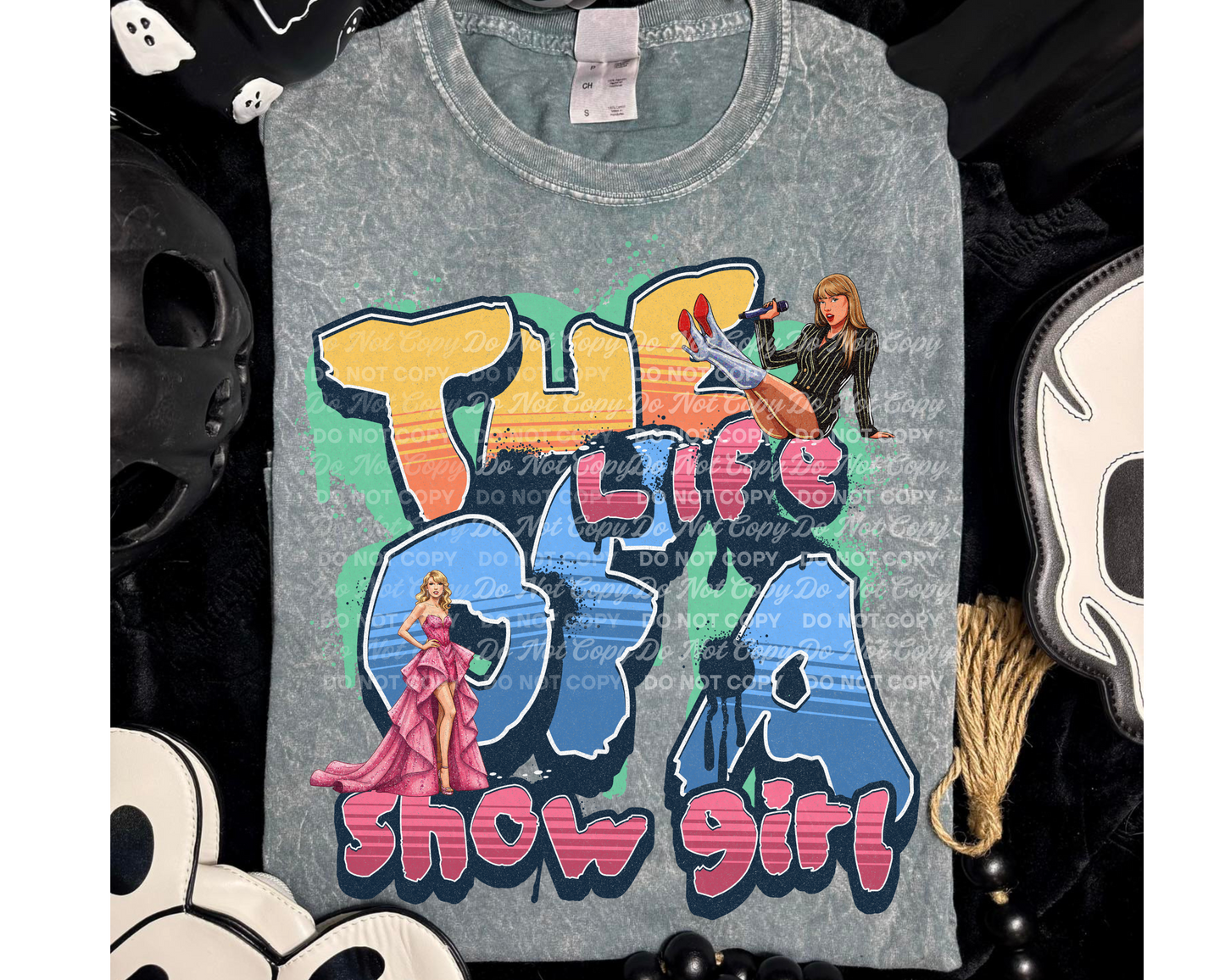 The Life of a Show Girl PNG | Retro Barbie Showgirl Digital Download | Glitter Vegas Glam PNG for Sublimation & Shirt Design