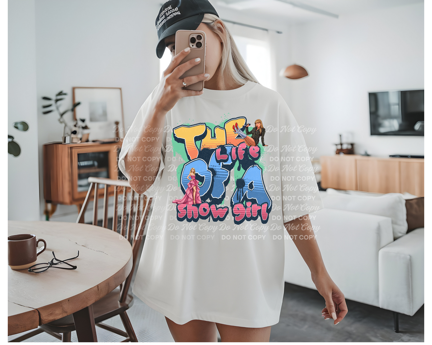 The Life of a Show Girl PNG | Retro Barbie Showgirl Digital Download | Glitter Vegas Glam PNG for Sublimation & Shirt Design