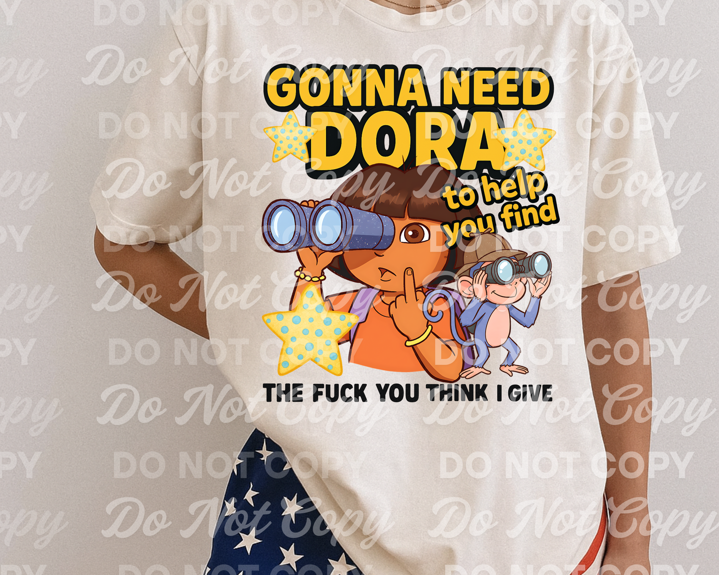 Gonna Need Dora to Help You Find the F*ck I Give PNG โ Funny Sarcastic Digital Download โ Savage Humor Sublimation Design
