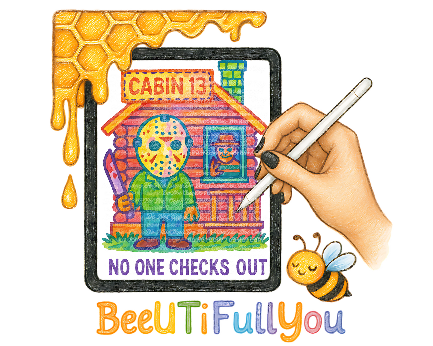 Cabin 13: No One Checks Out PNG – Jason & Freddy Spooky Camp PNG