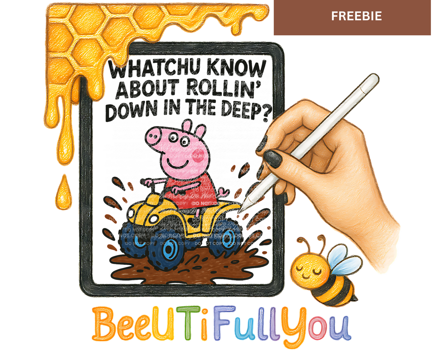 Whatchu Know About Rollin’ Down in the Deep? PNG download