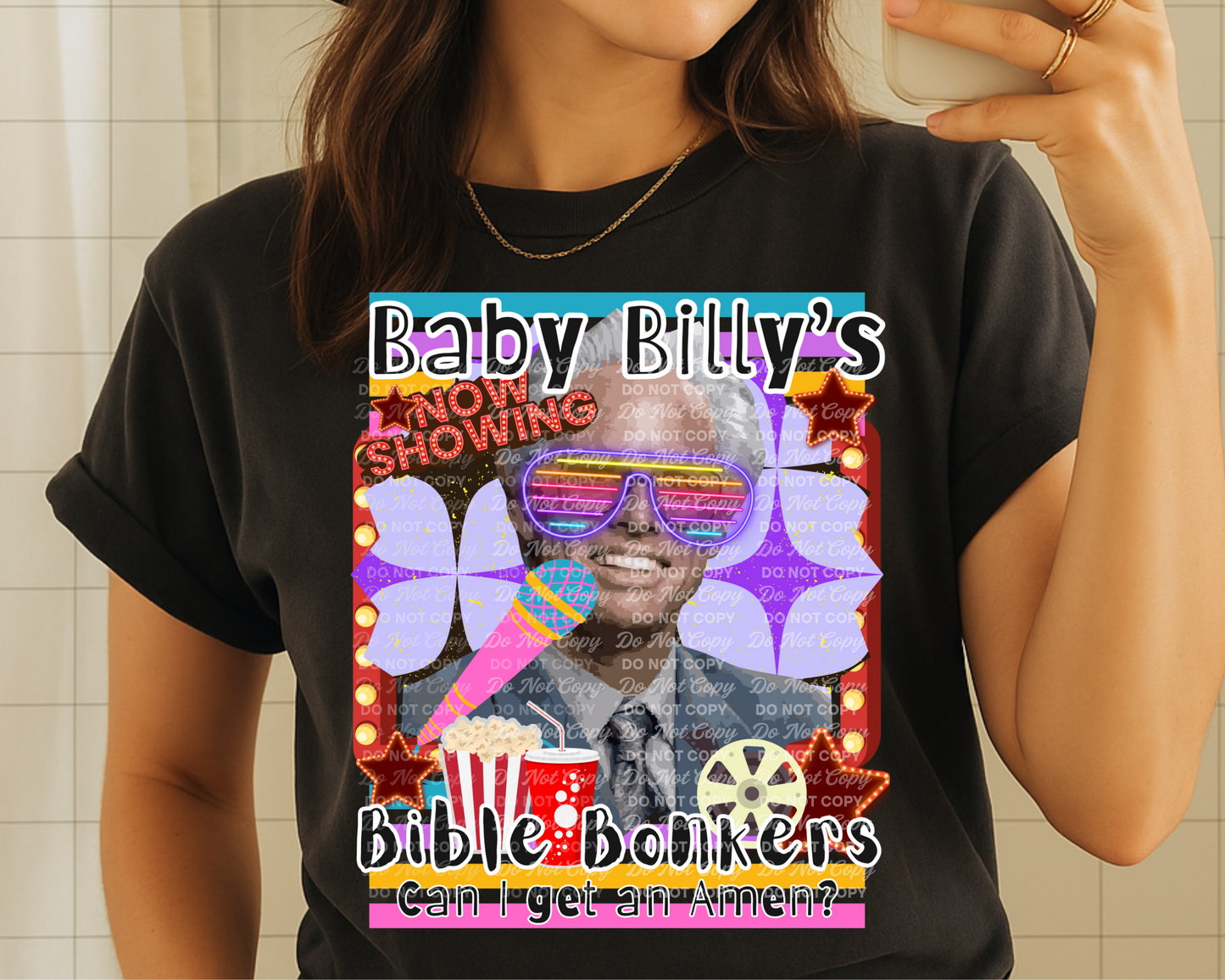Bible Bonkers PNG – Baby Billy Righteous Gemstones Funny Quote Design