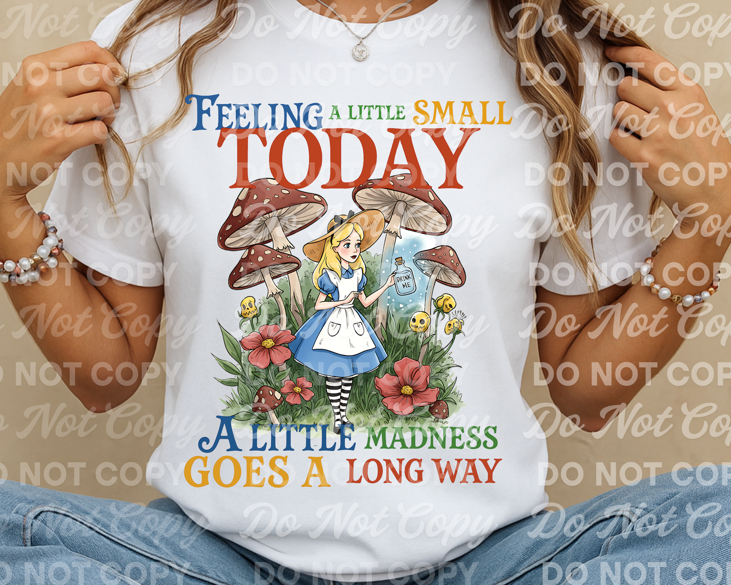 Feeling Small Today PNG – Alice in Wonderland Inspired Quote Design – Digital Download