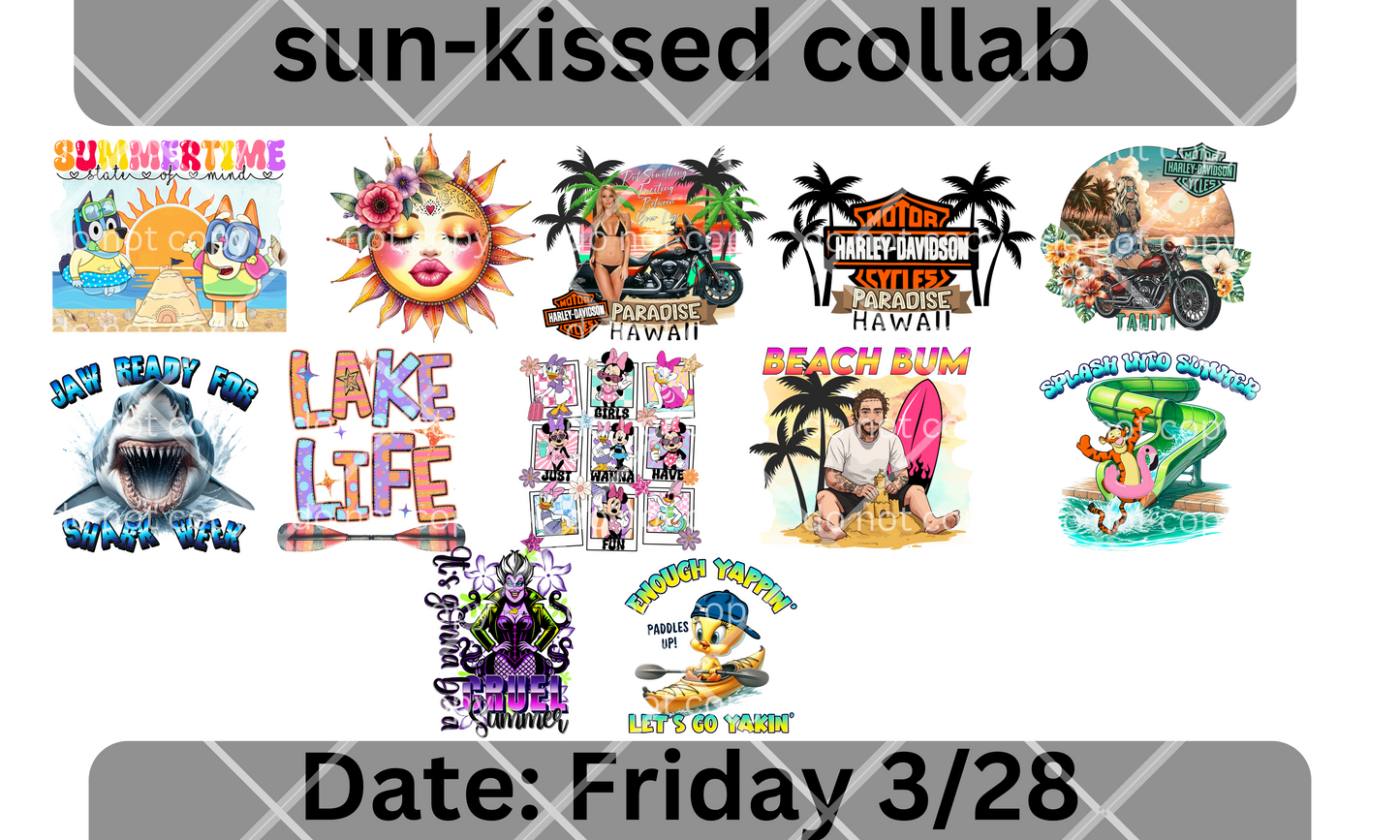 Sunkissed Collab Friday March 28th 2025