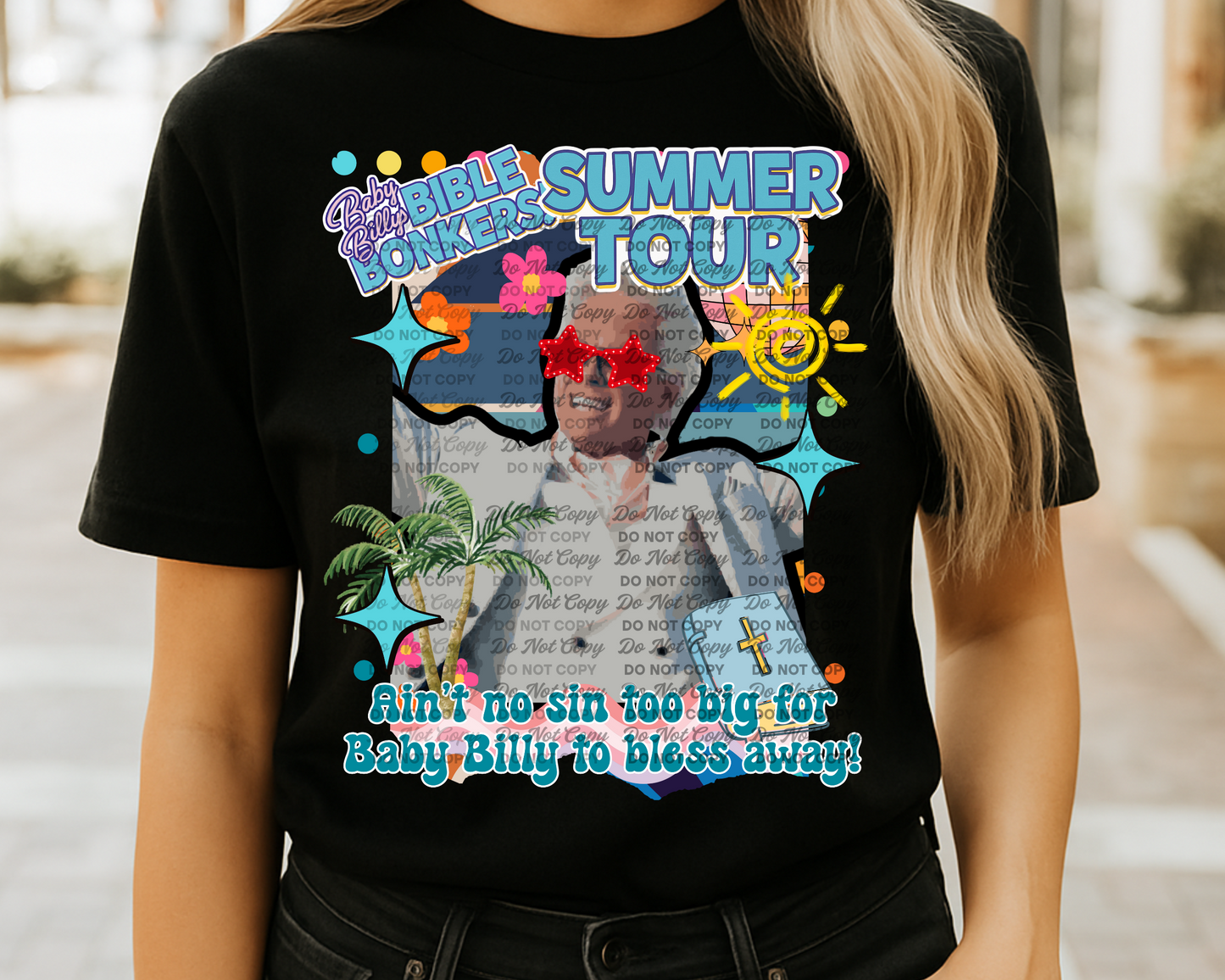 Bible Bonkers Summer Tour PNG – Baby Billy Righteous Gemstones Funny Design