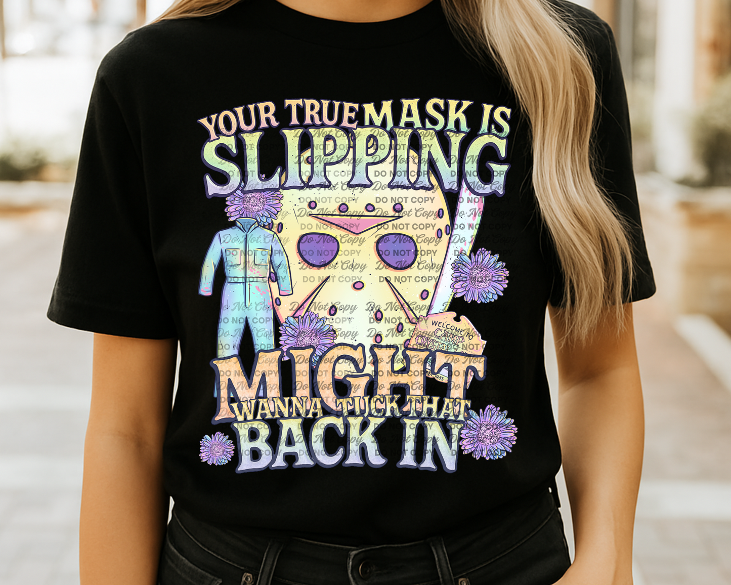 Your True Mask is Slipping PNG | Pastel Jason png | Funny Crystal Lake Sublimation Design | Digital Horror File