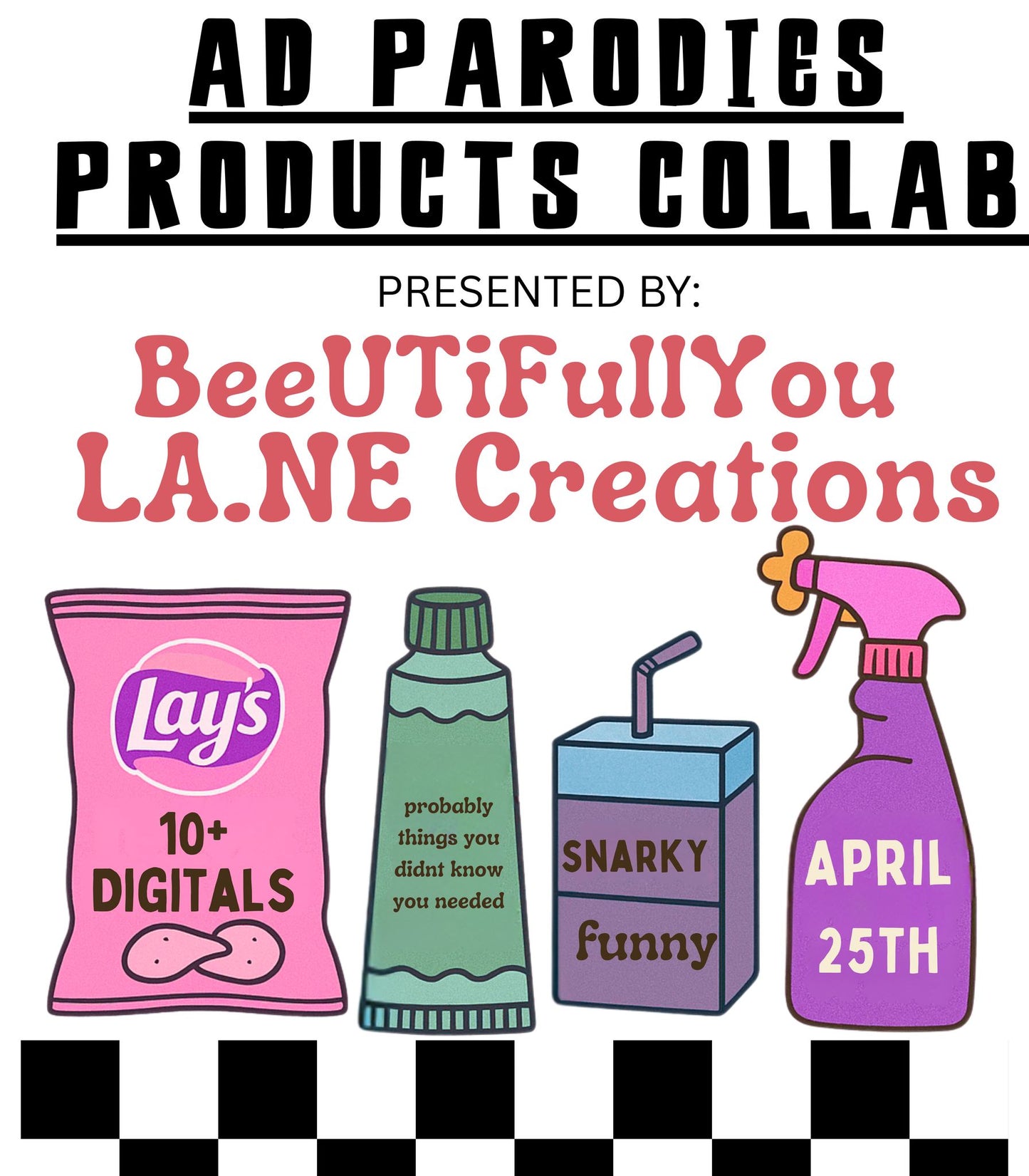 Ad Parody Products Collab – 12 Funny & Snarky Digital Designs for $15