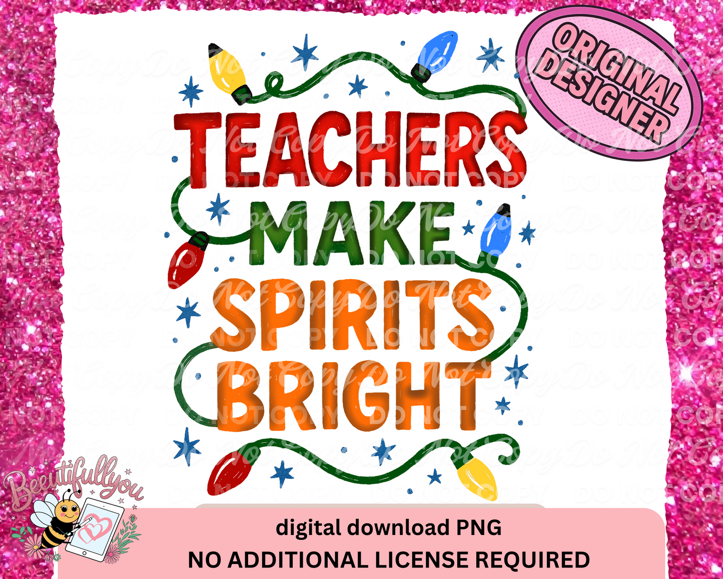 Teacher Christmas Bundles PNG| For that special teacher this holiday season