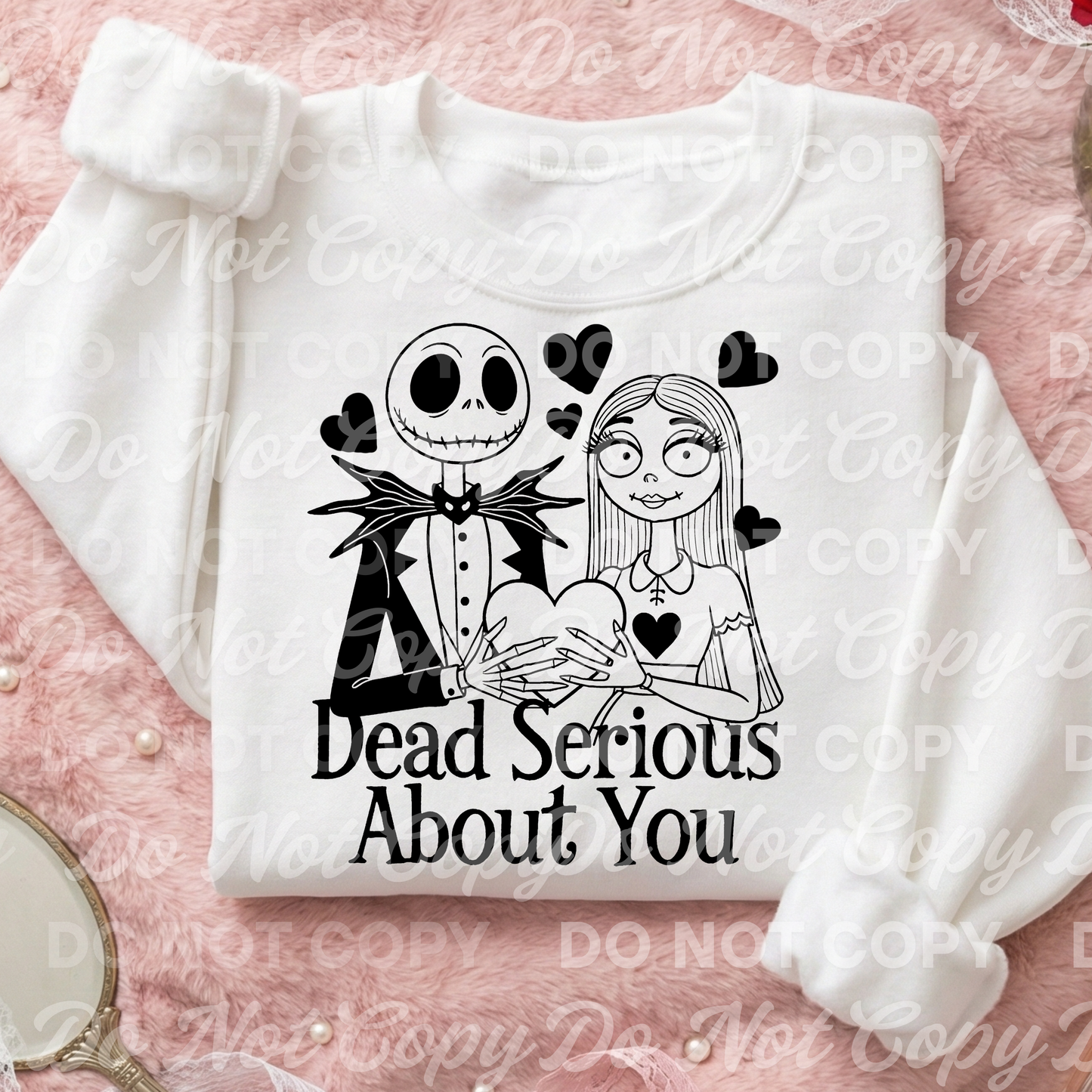 Dead Serious About You PNG completed design download