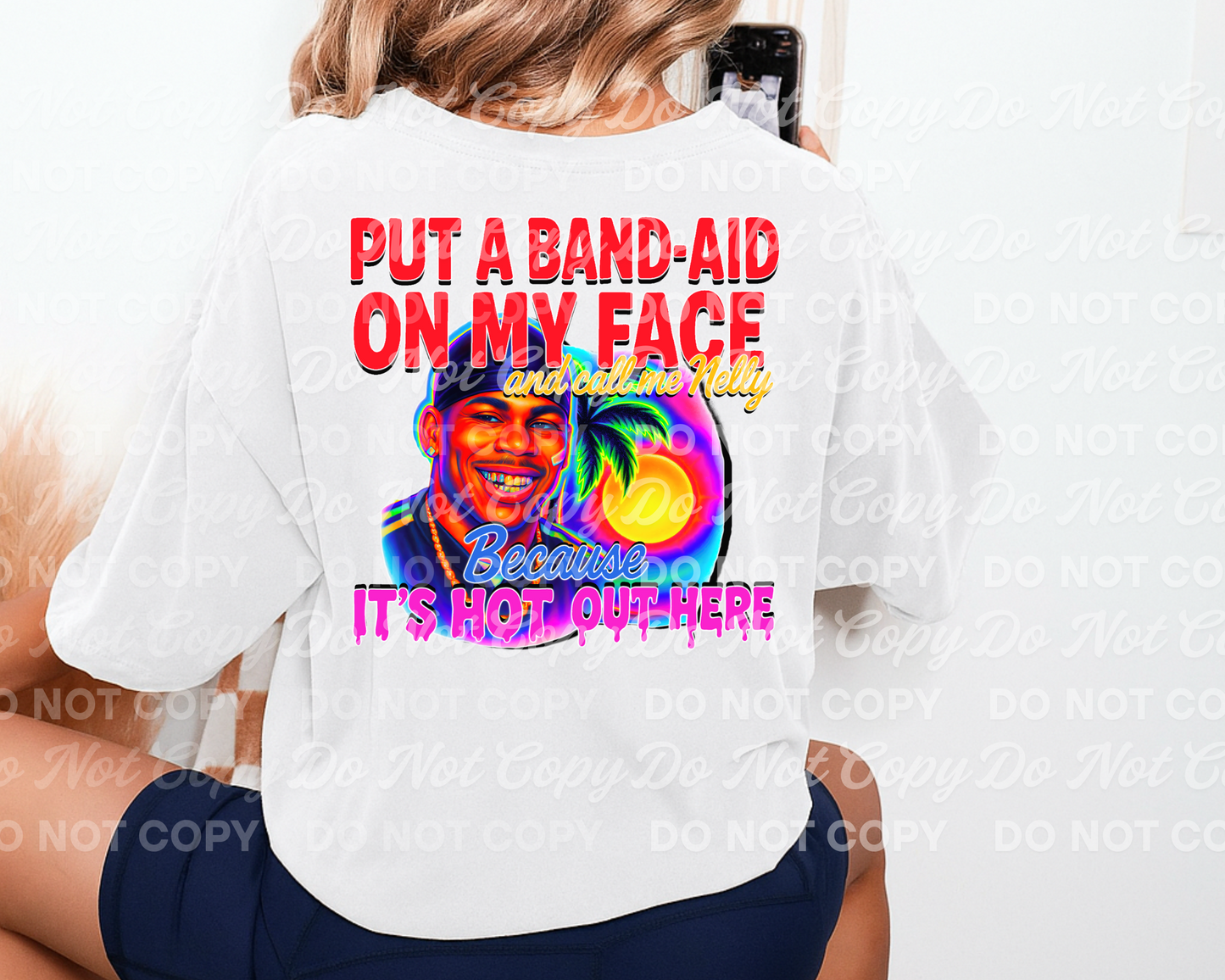 Put a Band-Aid On My Face and Call Me Nelly PNG