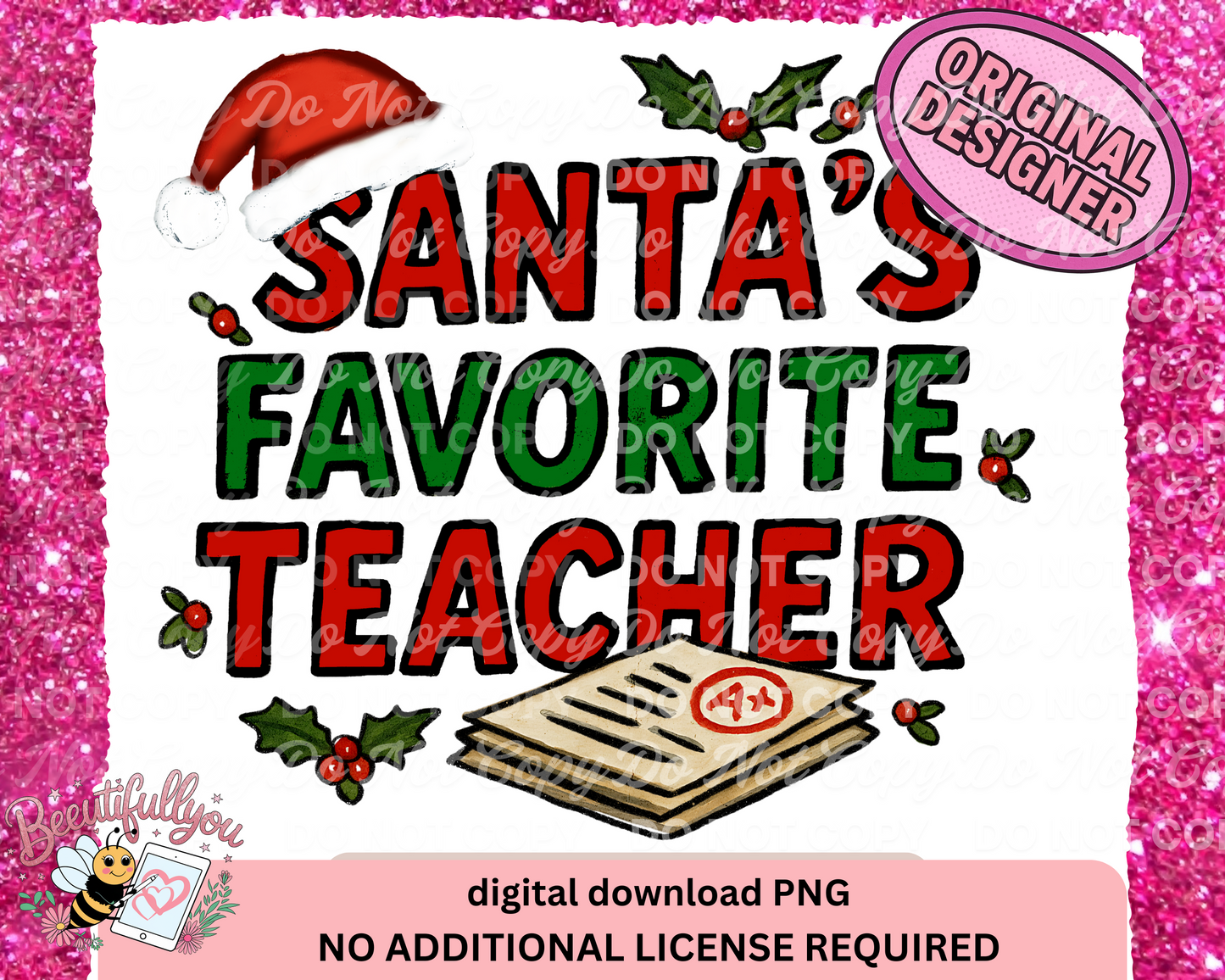 Teacher Christmas Bundles PNG| For that special teacher this holiday season