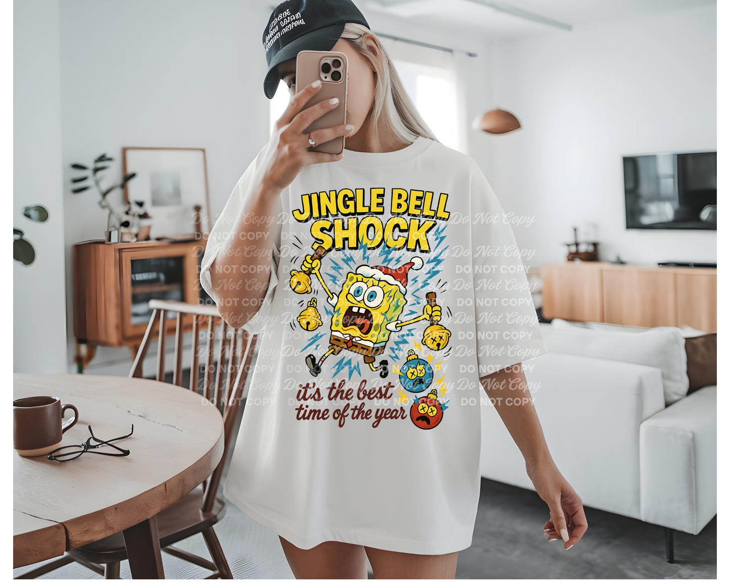 Jingle Bell Shock PNG | Funny Christmas SpongeBob Parody Digital Download