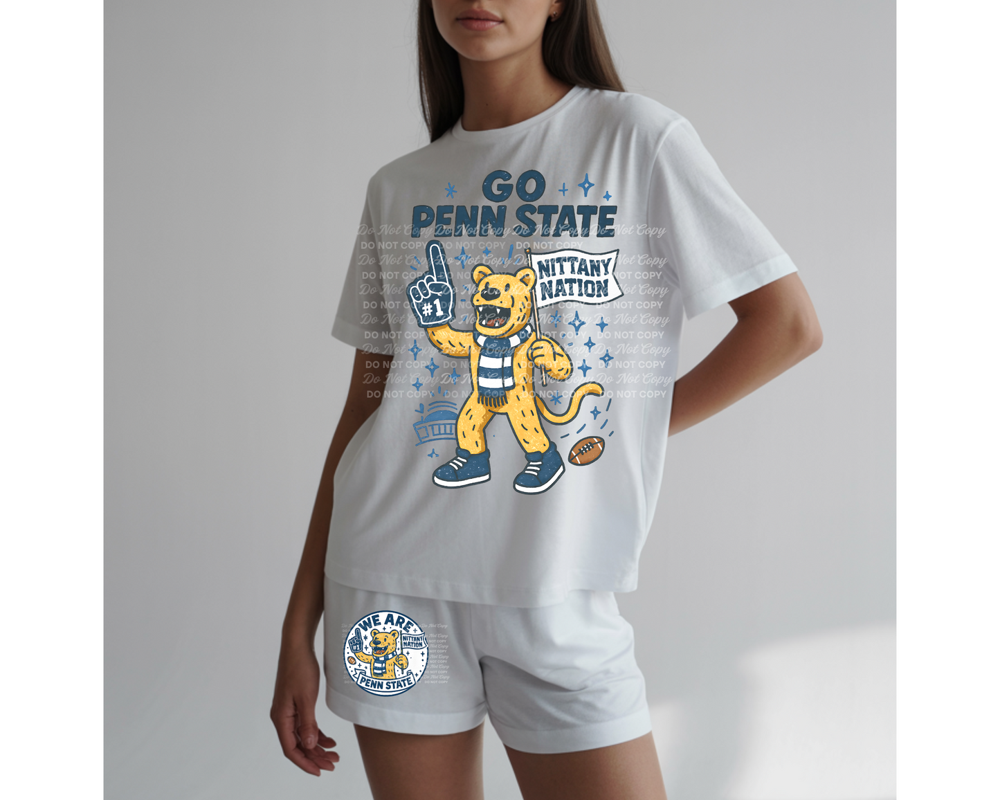 Go Penn State Nittany Nation | Penn State Mascot PNG Design | No Additional License Required