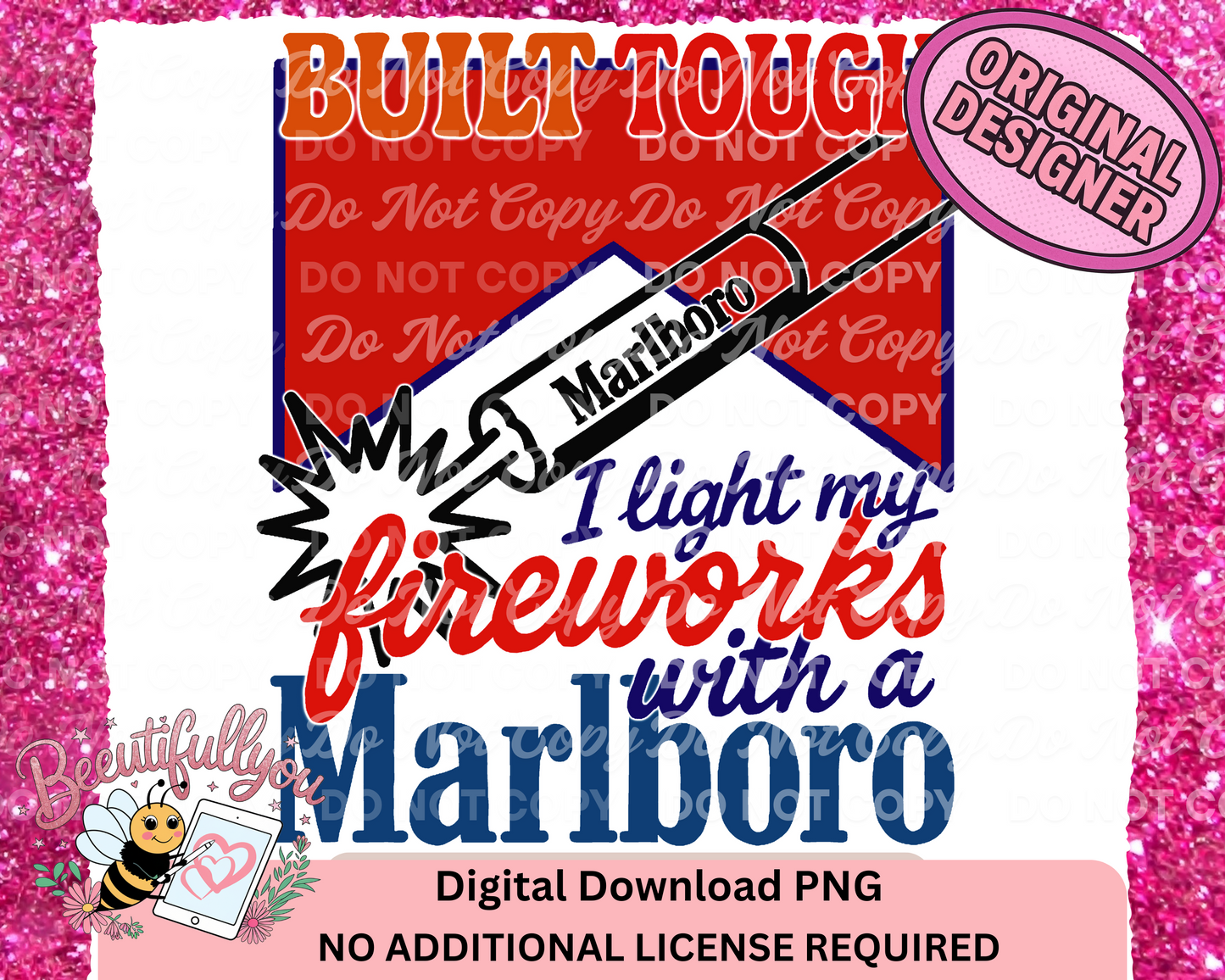 Built Tough – Marlboro Fireworks PNG
