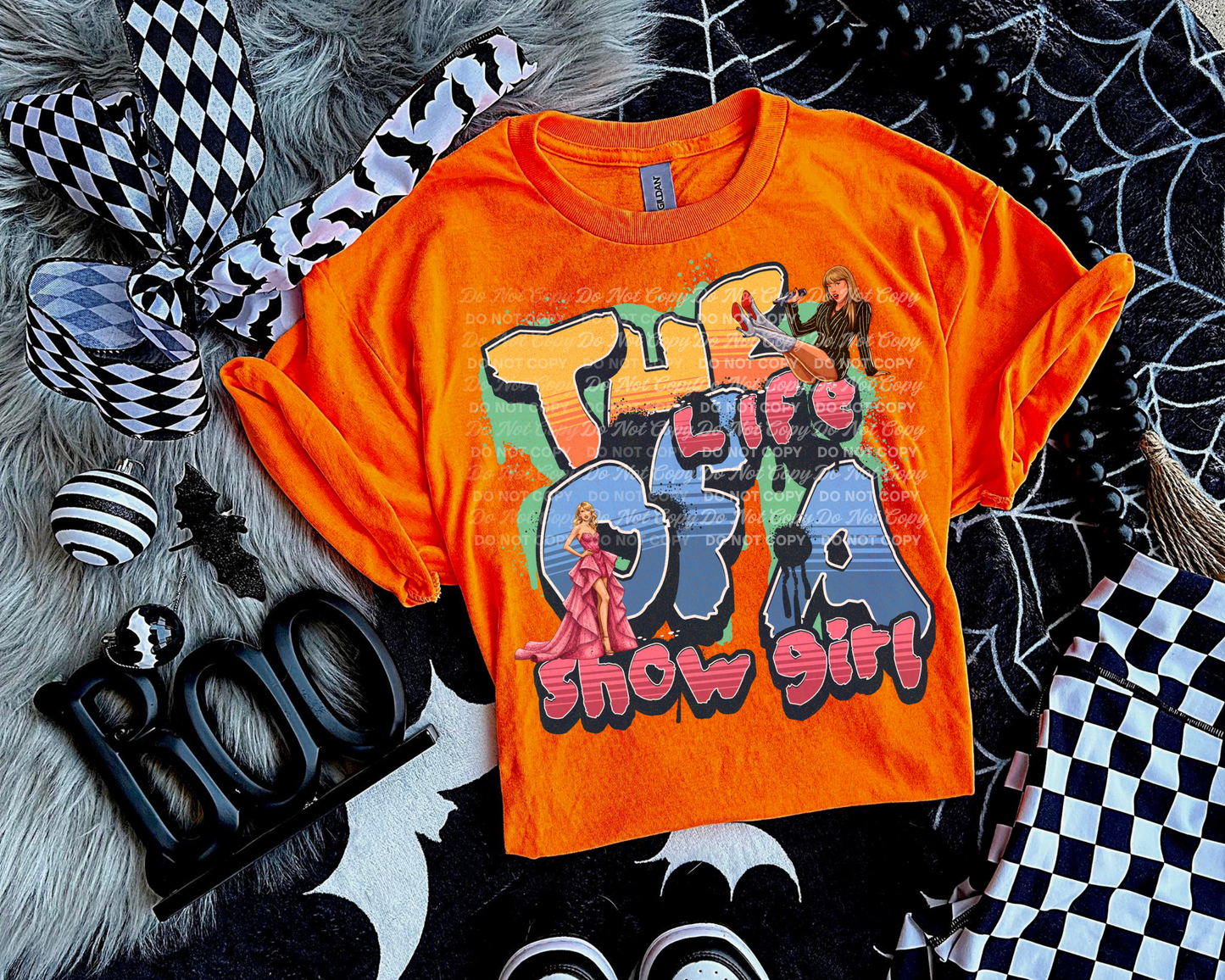 The Life of a Show Girl PNG | Retro Barbie Showgirl Digital Download | Glitter Vegas Glam PNG for Sublimation & Shirt Design
