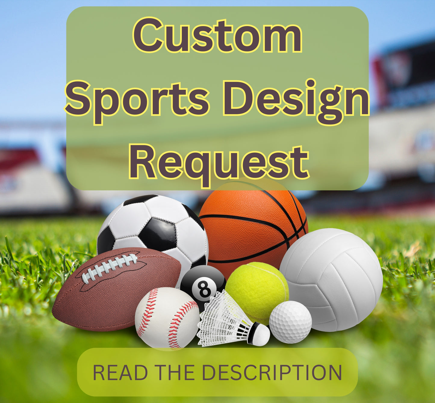 Custom Sports Design Request