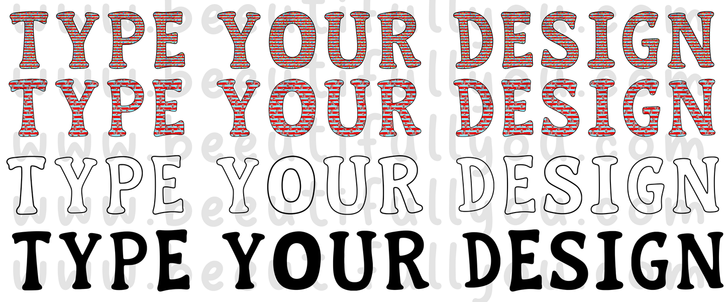 Dr. Suess Inspired Font Bundle | 4 Font Set | Regular, Outline, Fish & Hat Versions | OTF Font Family | Digital Download