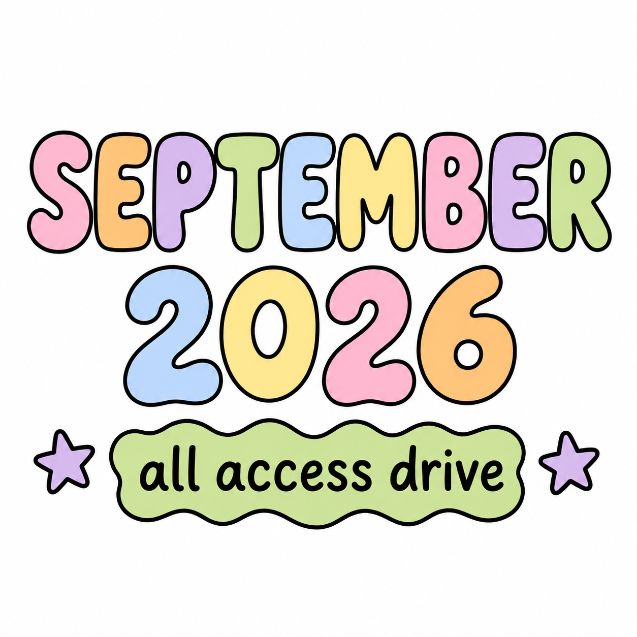 September 2026 All Access Digital Drive