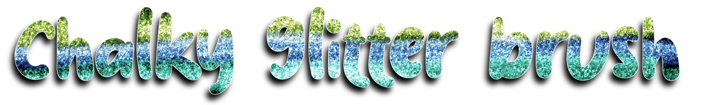 Chalky Glitter Procreate Brush Set | Sparkly Chalk Texture Brushes for Procreate