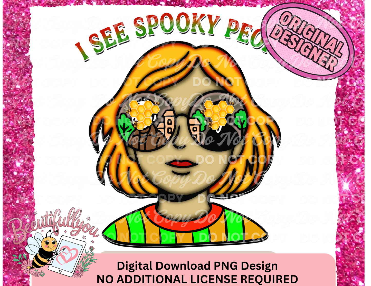 I See Spooky People PNG
