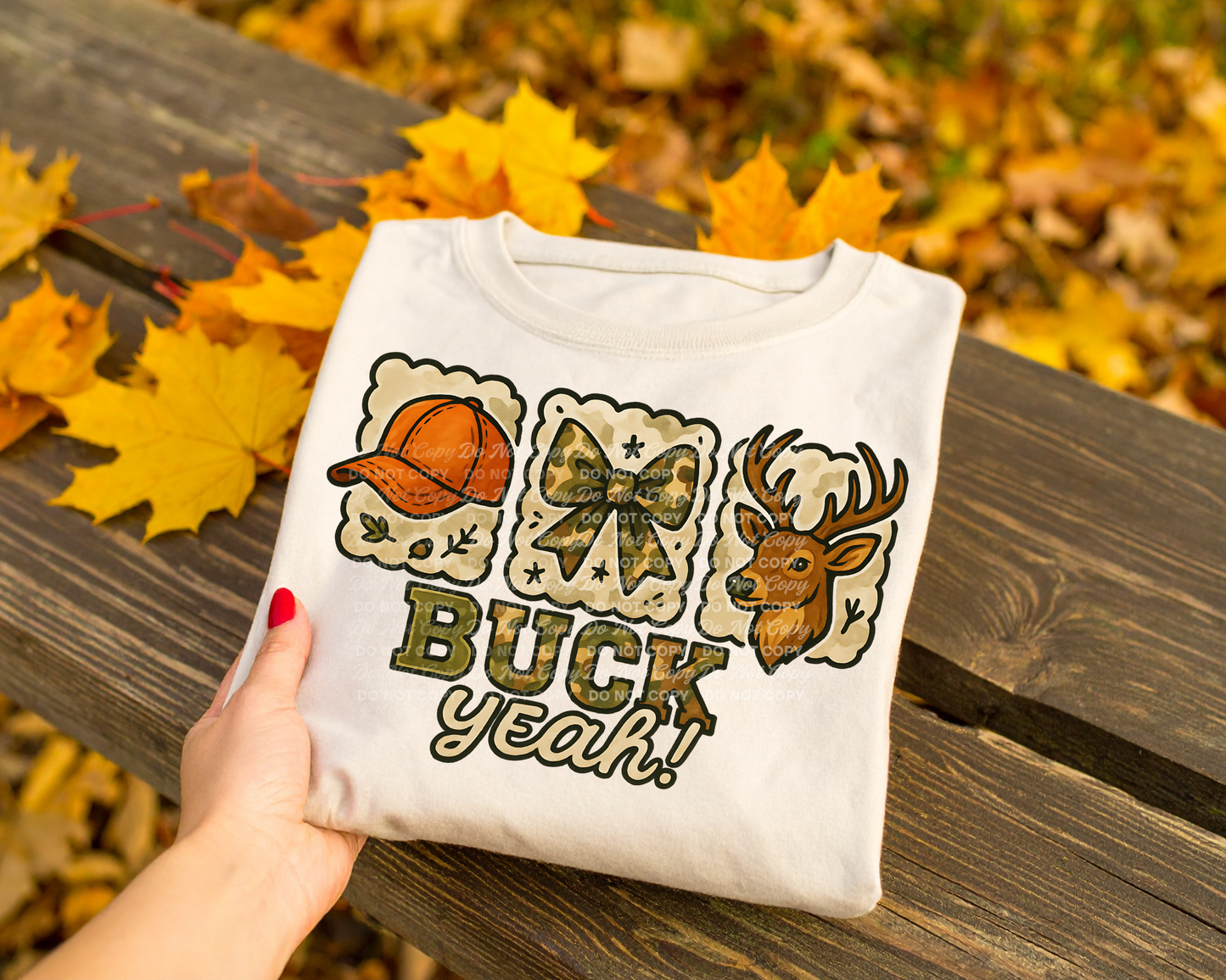 Hunting & Fishing Digital Design Bundle | 3 PNG Downloads | Buck Yeah, Gone Fishin’, Thankful for Hunting Season