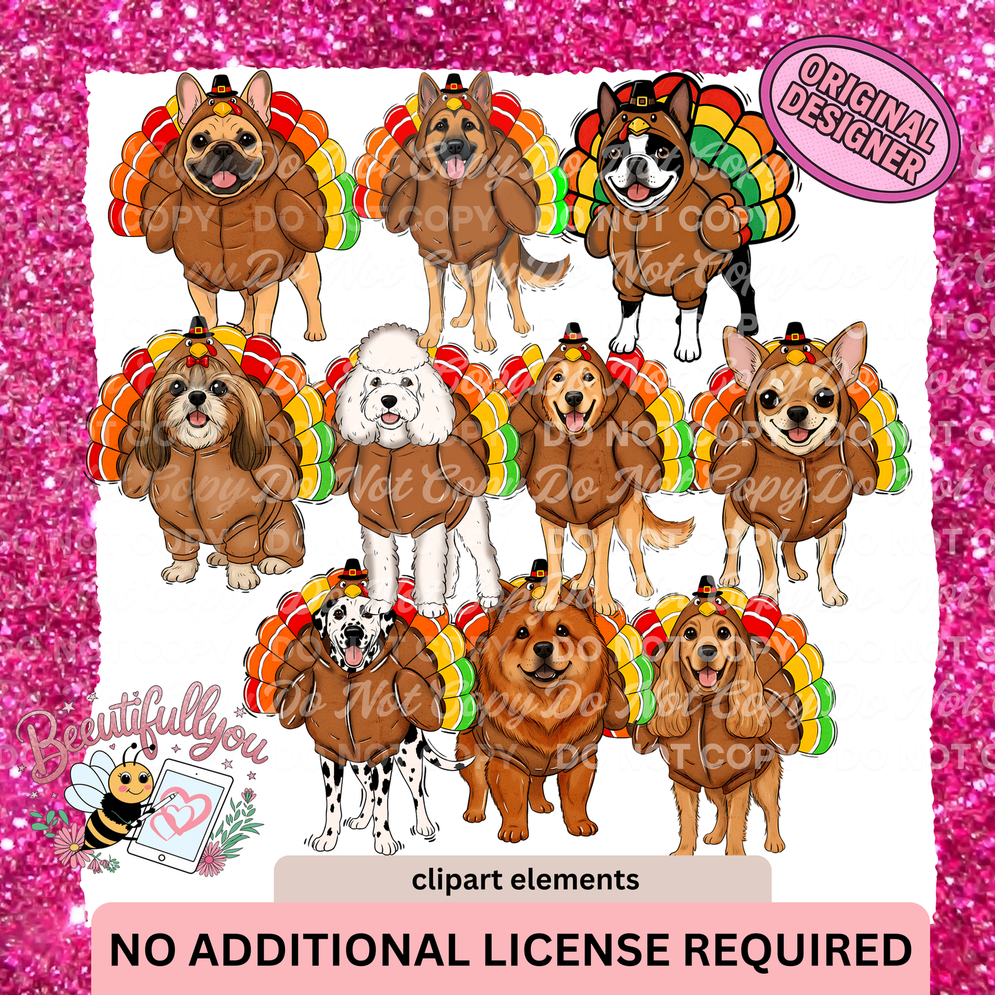 Thanksgiving Dog Clipart PNG