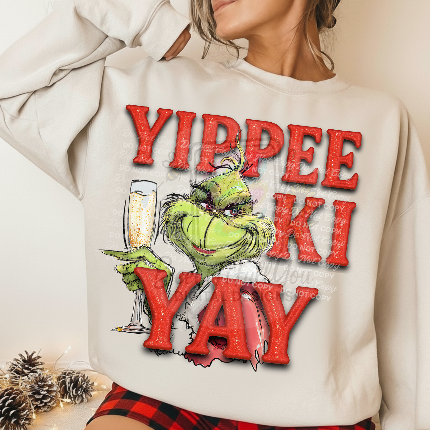 Yippee Ki Yay Christmas Design | Holiday Humor Sublimation/DTF PNG