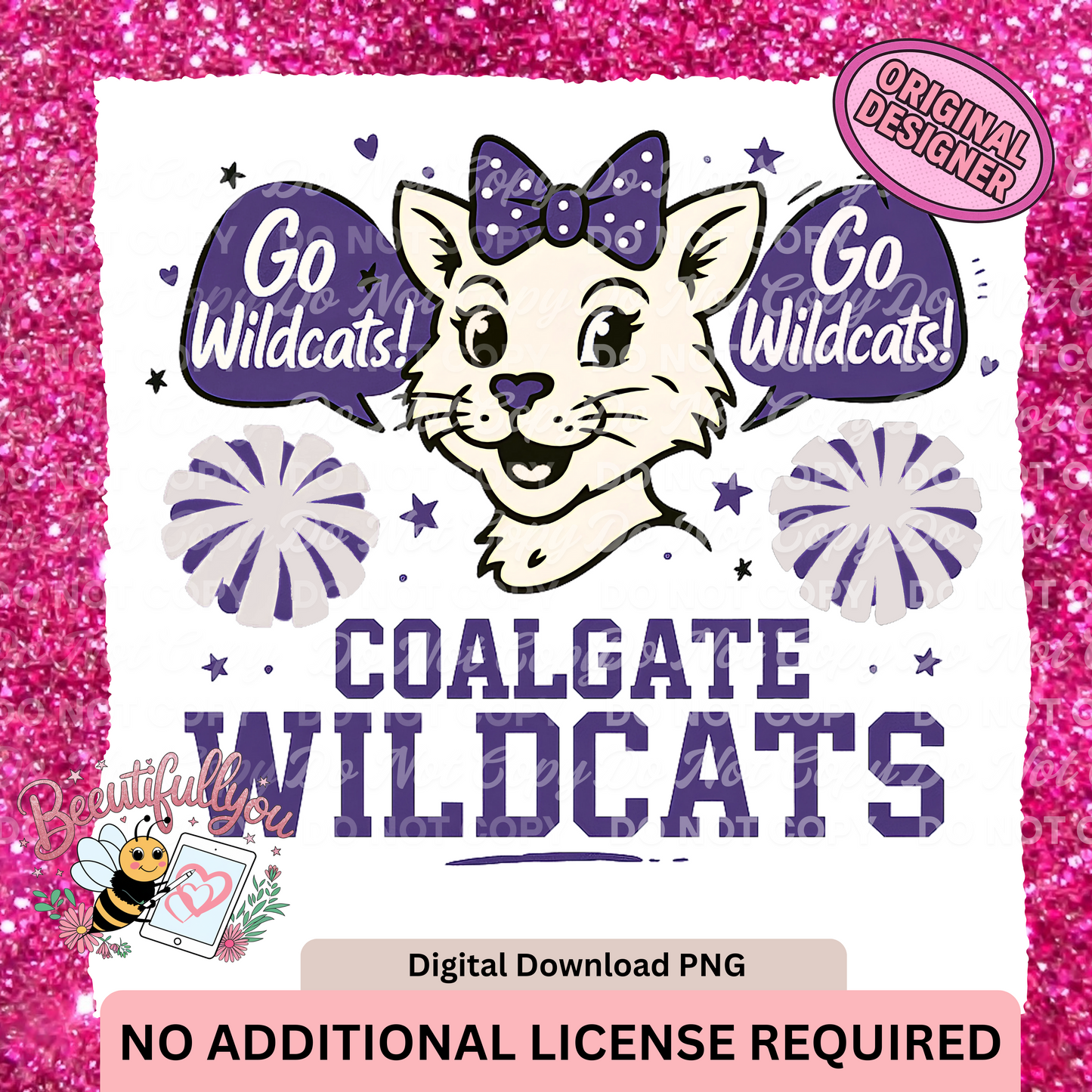 coalgate wildcats custom cheer PNG