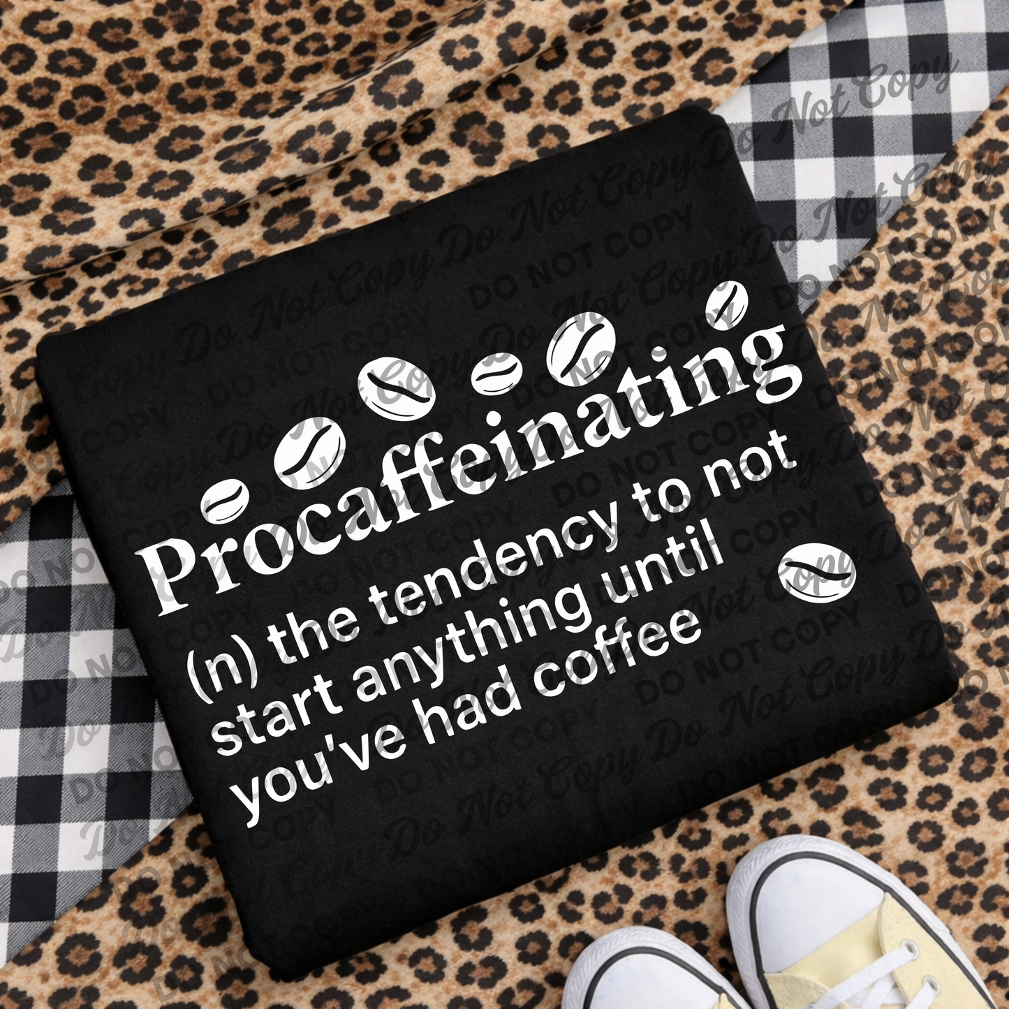 Procaffeinating Definition PNG | Funny Coffee Quote Digital Download | Dictionary Style Coffee Design
