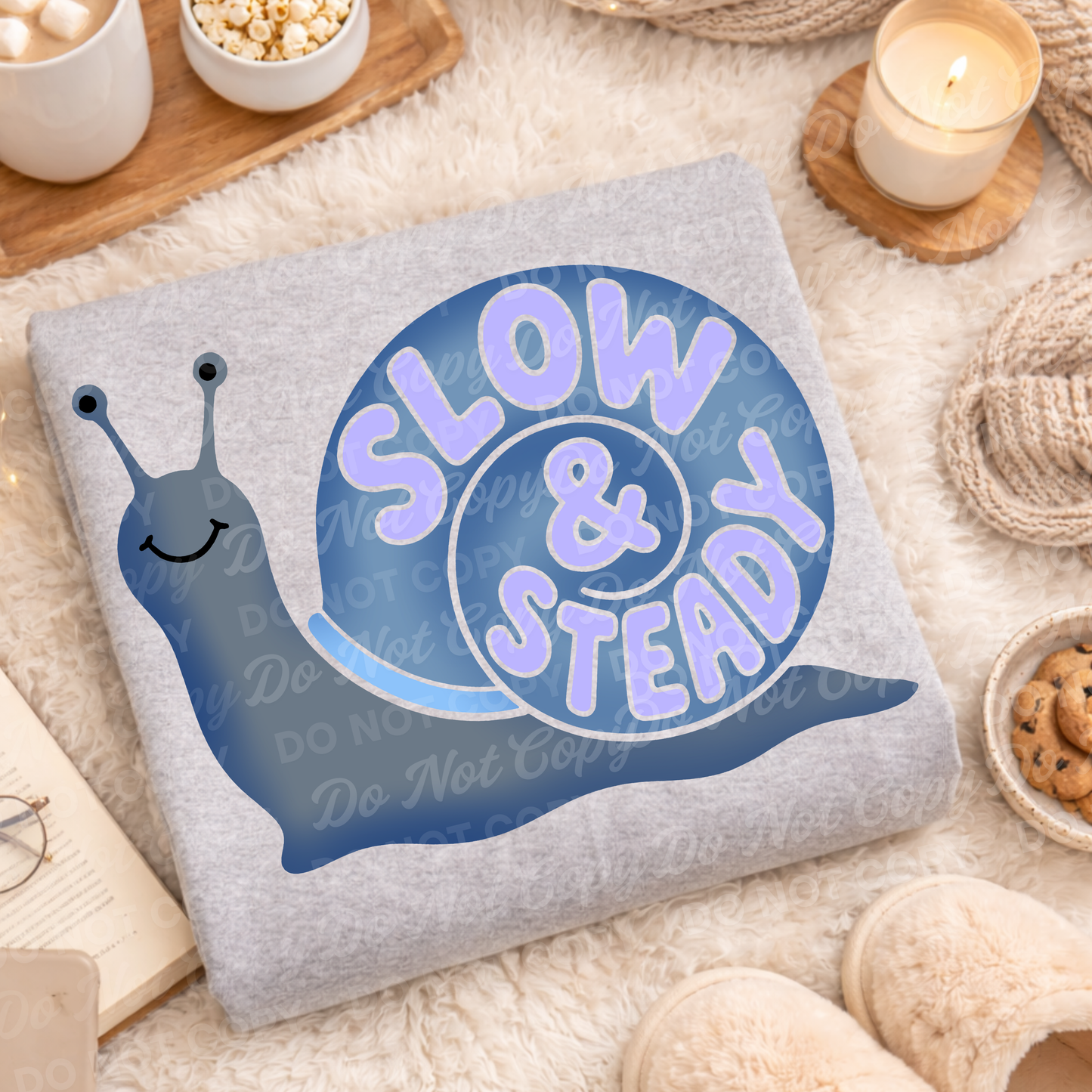Slow & Steady Snail PNG / Digital Download