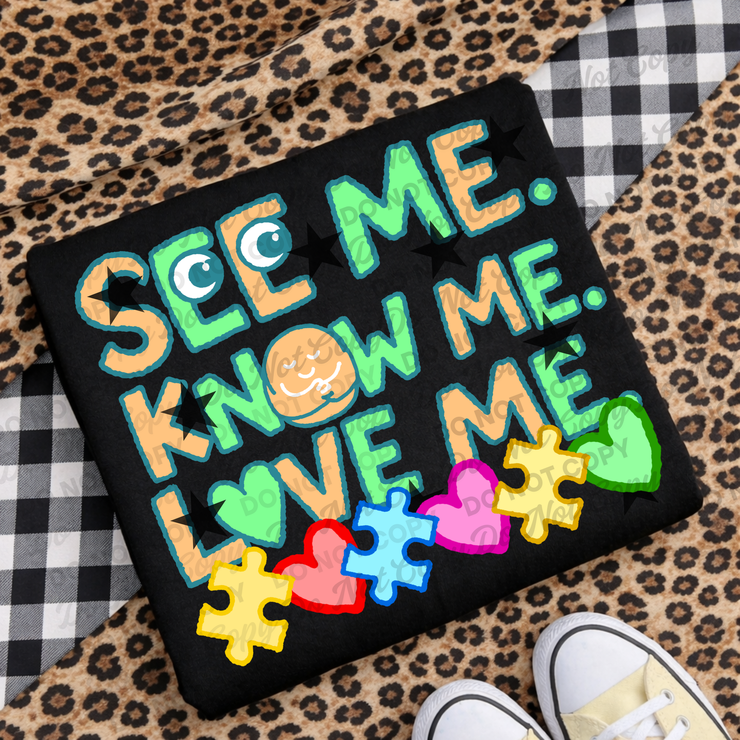See Me. Know Me. Love Me. PNG – Autism Acceptance Design