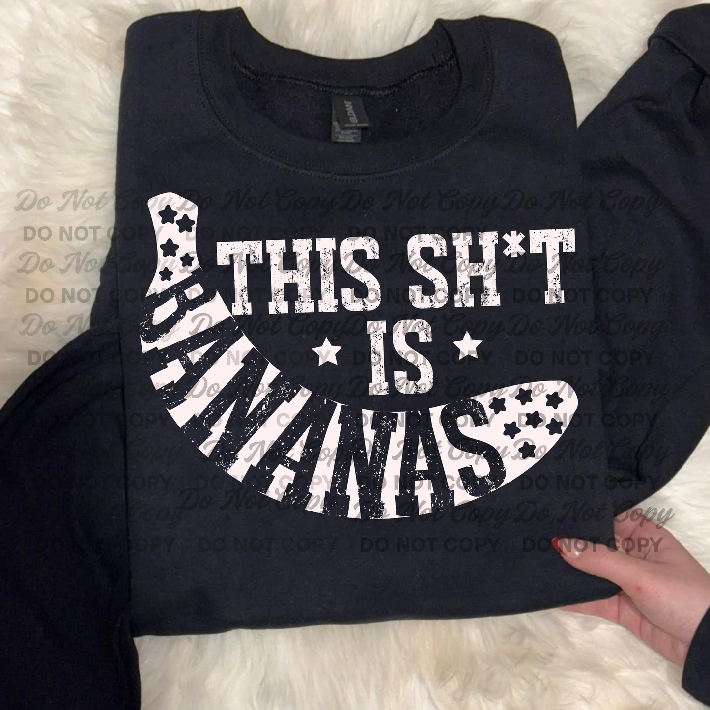 This Sh*t Is Bananas PNG | Funny Sarcastic Banana Quote | Distressed Typography Graphic | Digital Download