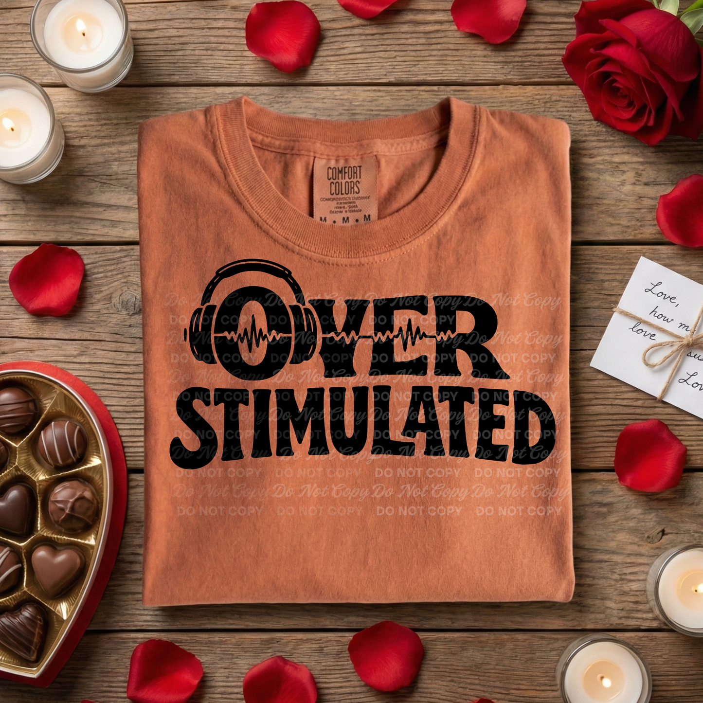 Over Stimulated PNG| Two colors