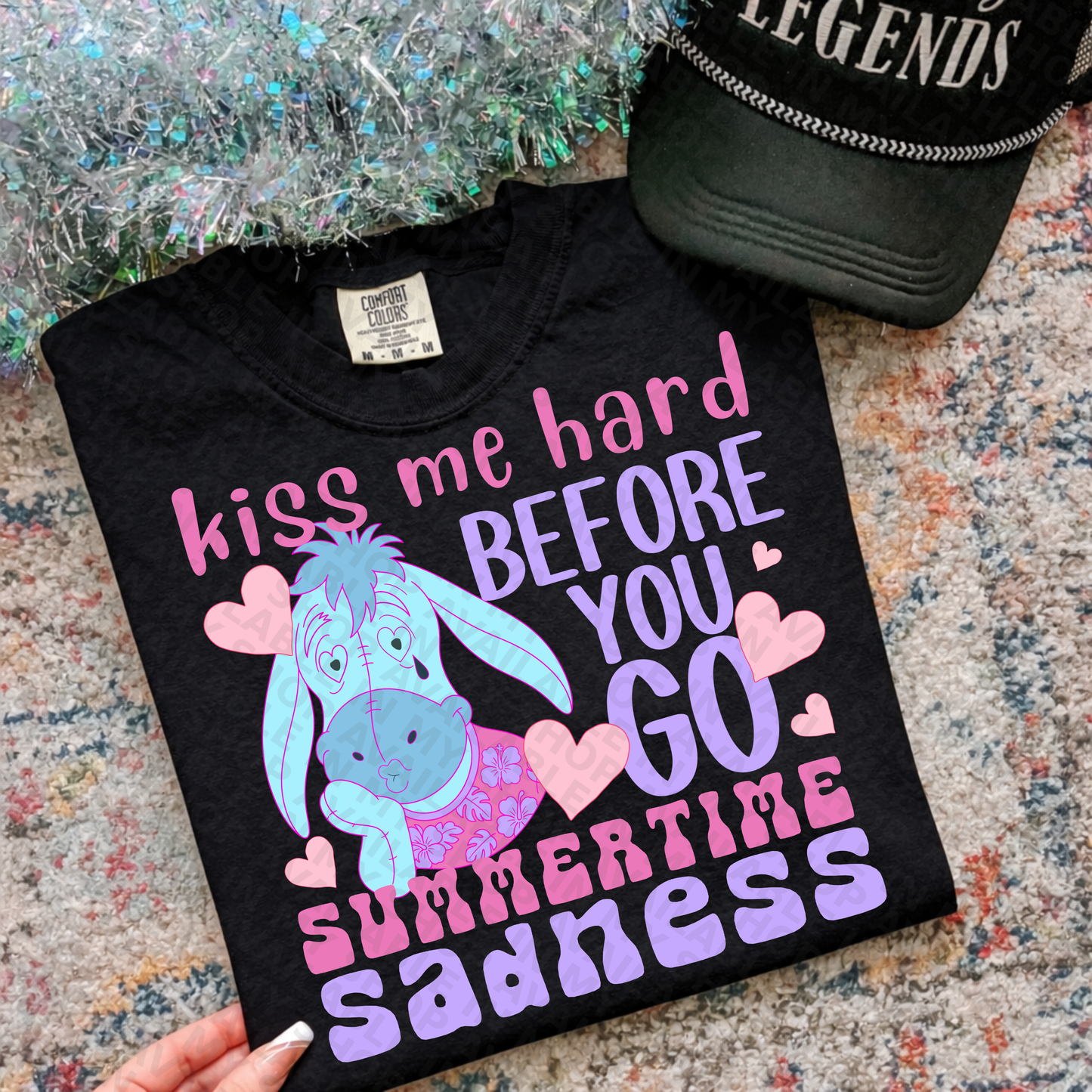 Kiss Me Hard Before You Go Summer Time Sadness PNG | Cute Summer Design | Digital Download | Shirt Design PNG