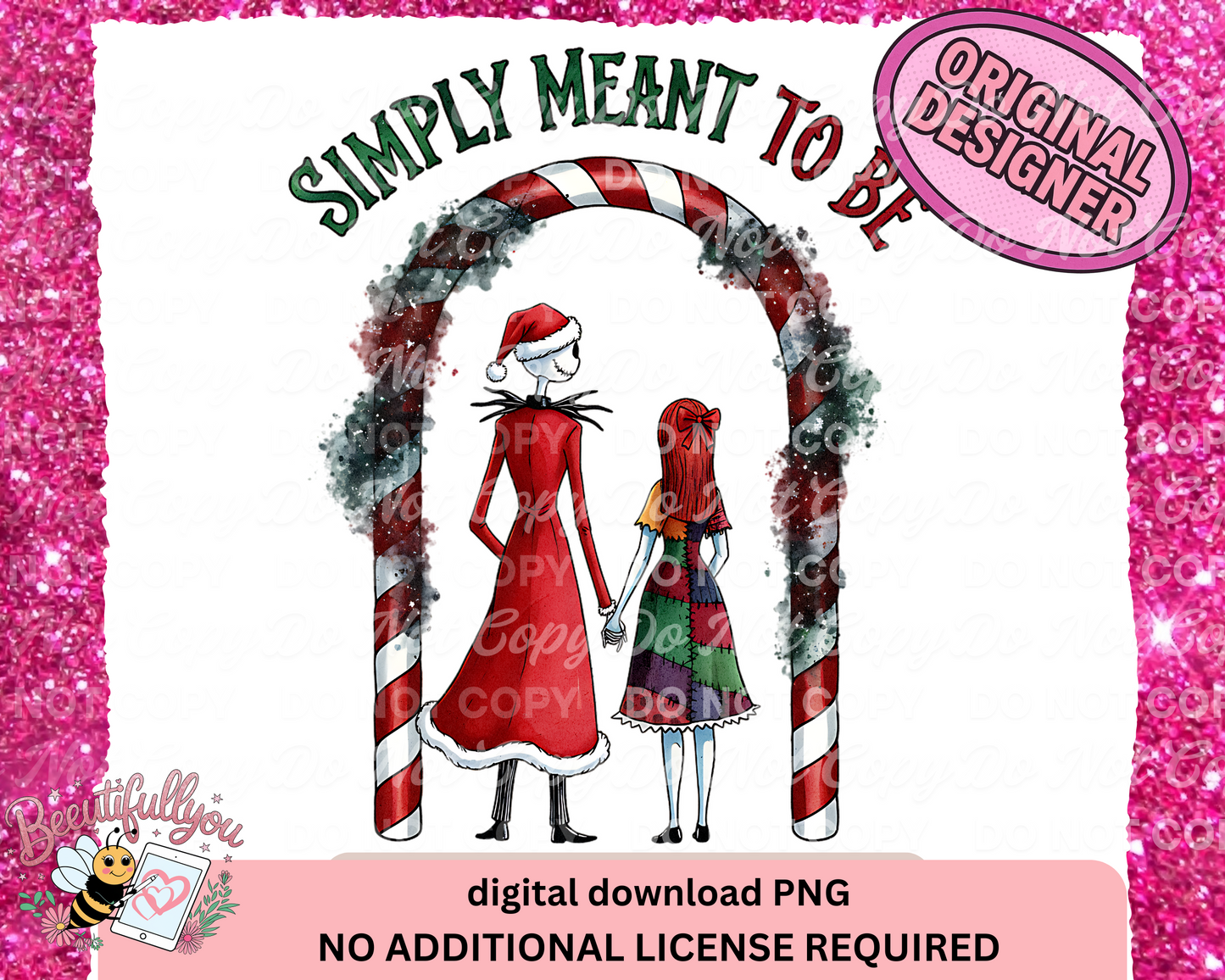 Simply Meant To Be PNG| Perfect Christmas design