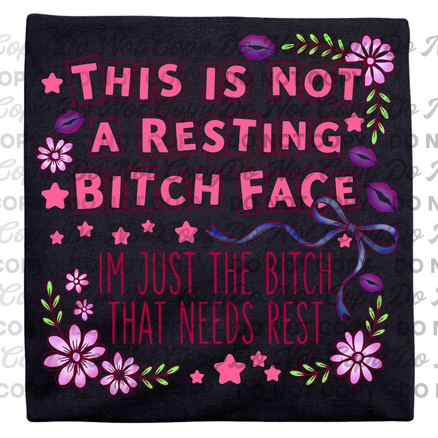 This Is Not a Resting Bitch Face PNG Digital Design Download