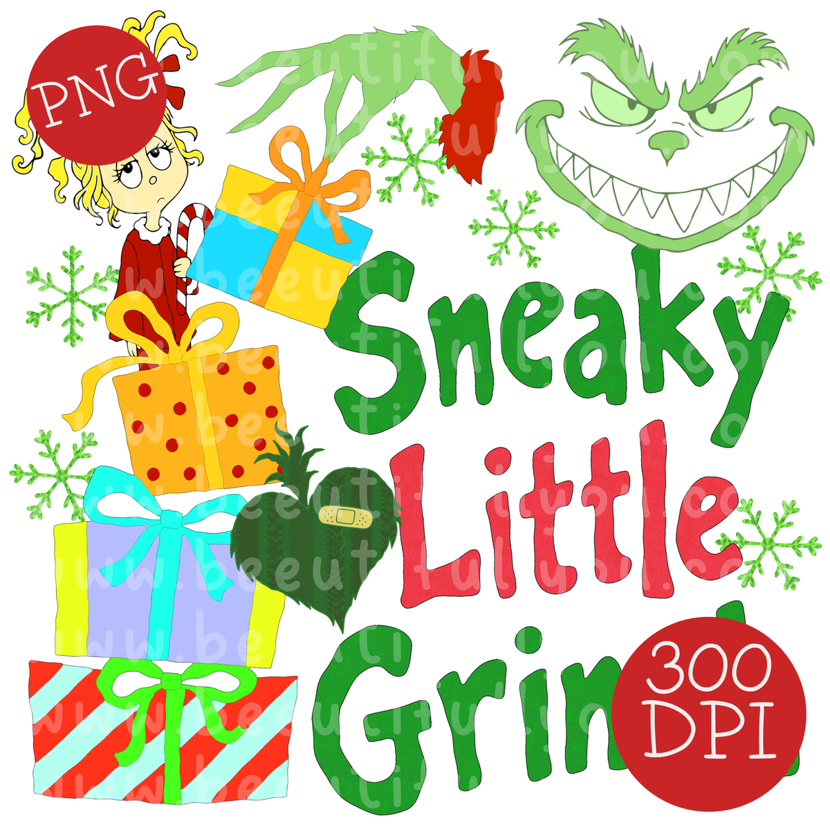 Sneaky Little Grouch PNG Design Download