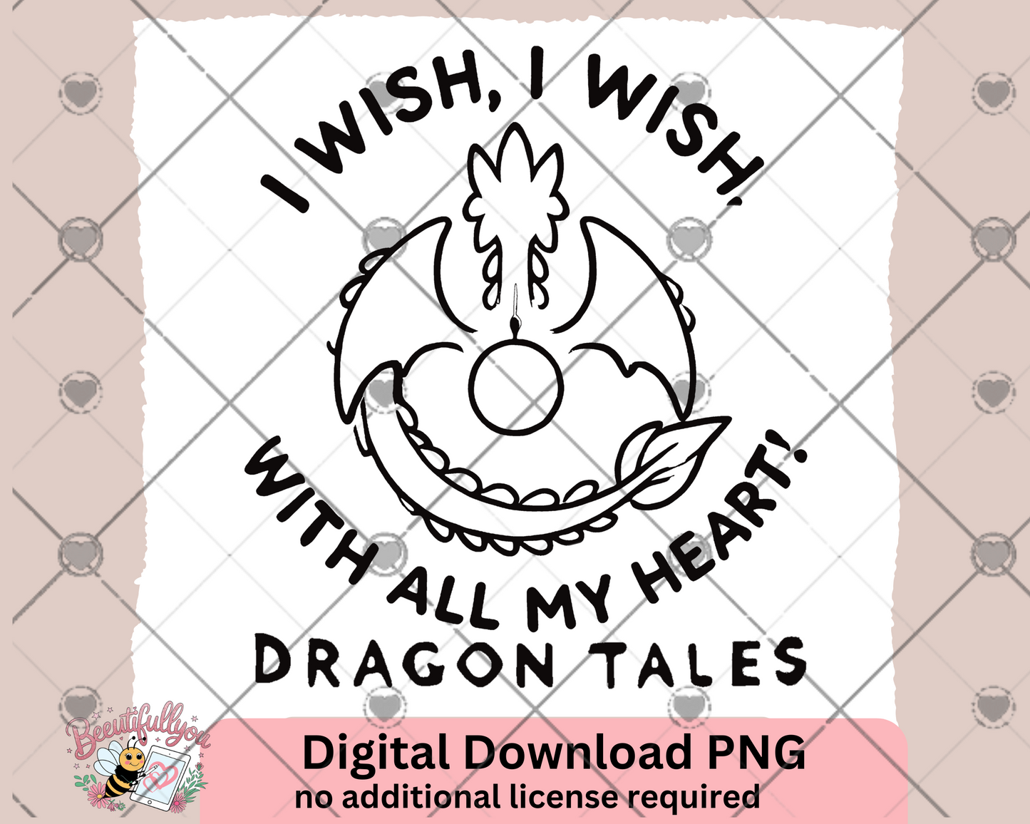 I wish I Wish Black & White PNG