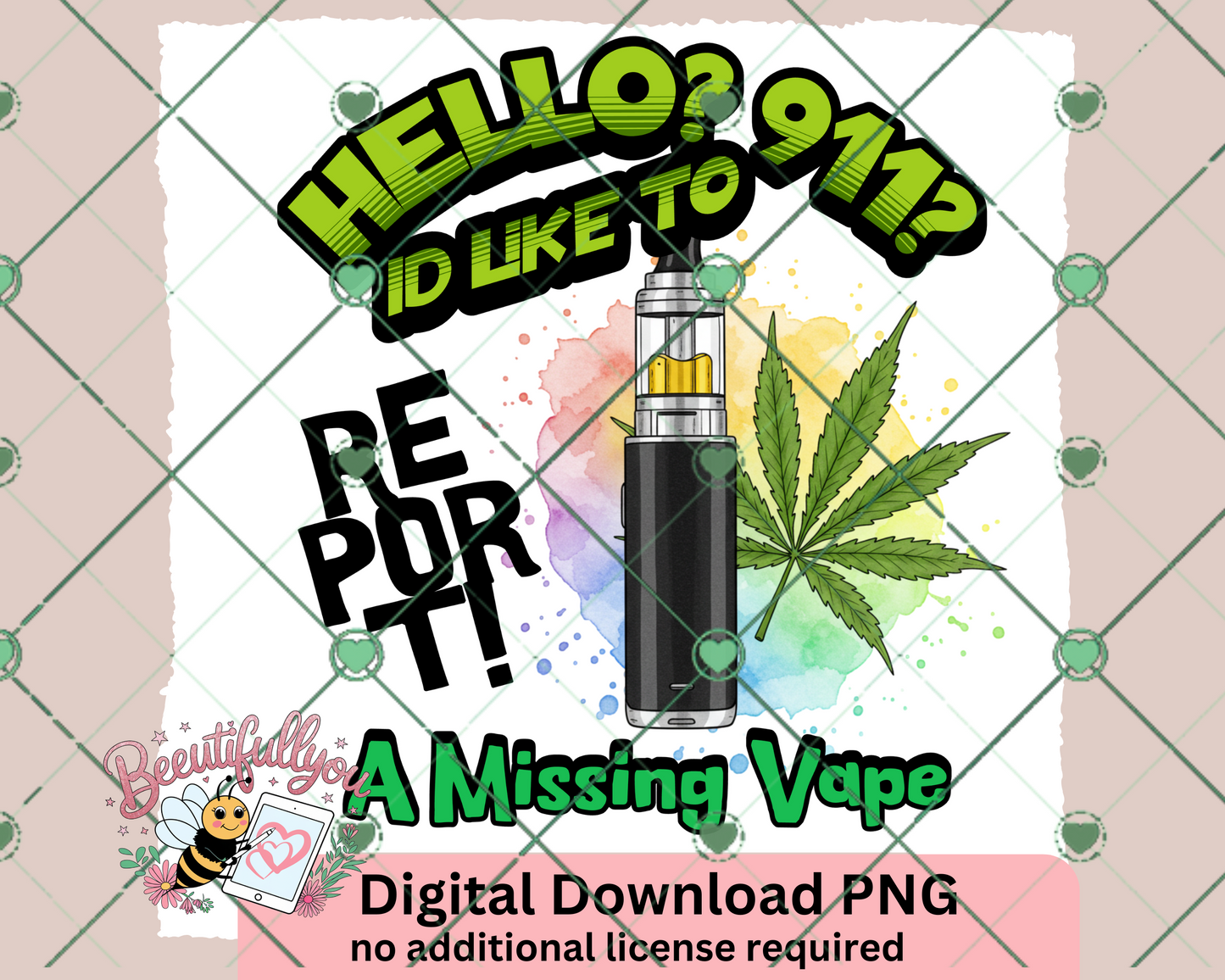 Hello? 911? Id like to report a missing vape PNG