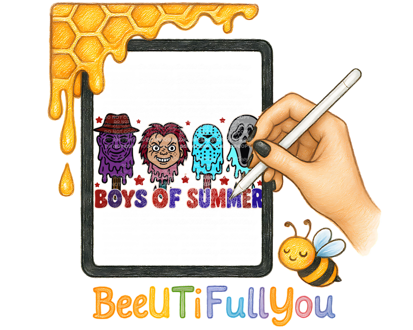 Boys of Summer Horror Popsicle PNG – Freddy, Chucky, Jason & Ghostface Ice Cream