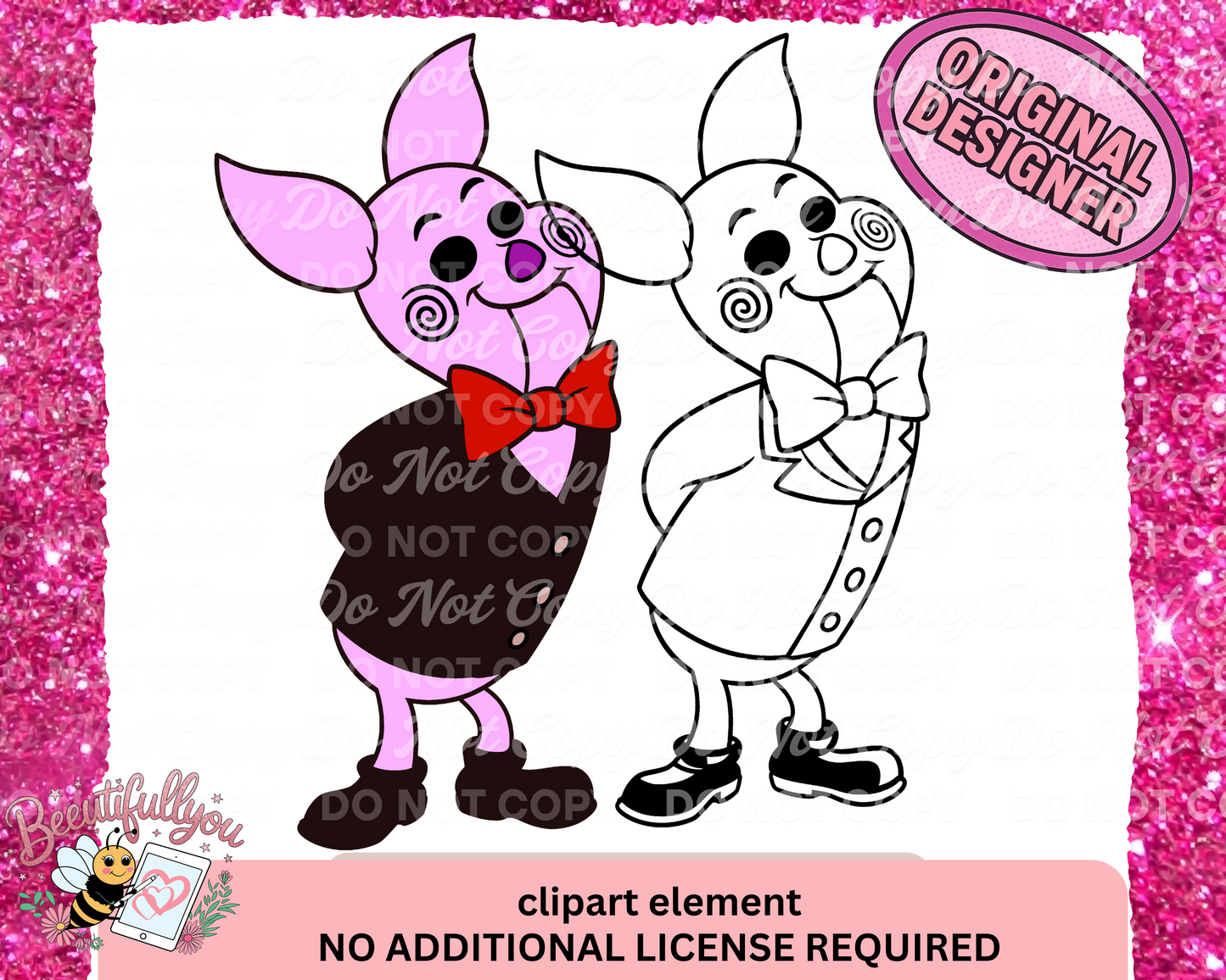 Horror Jigsaw Piggy Clipart