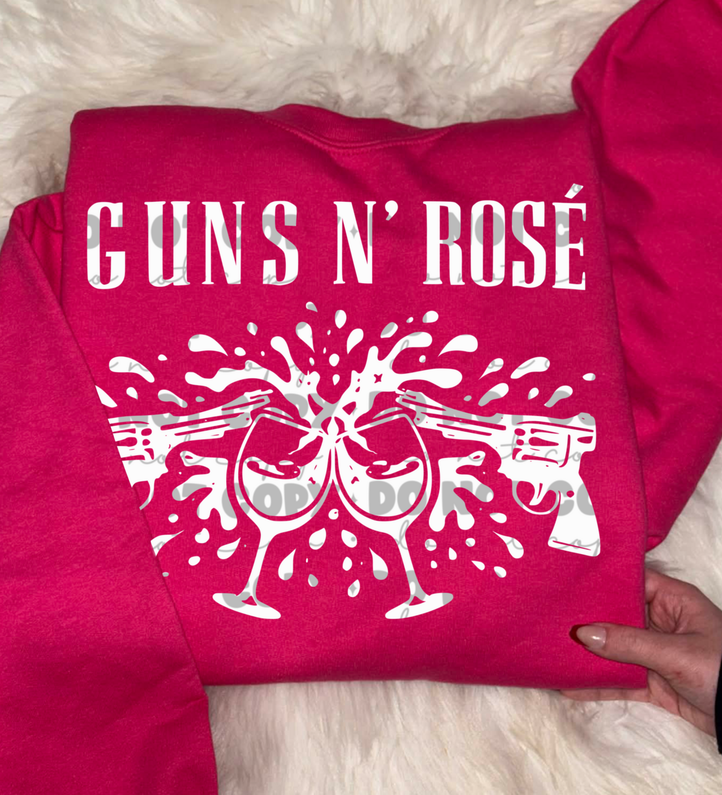 Guns N’ Rosé PNG Digital Download