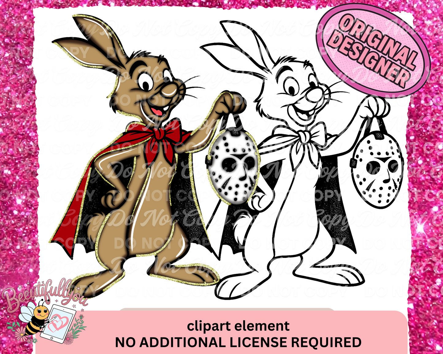 Spooky Bunny Clipart